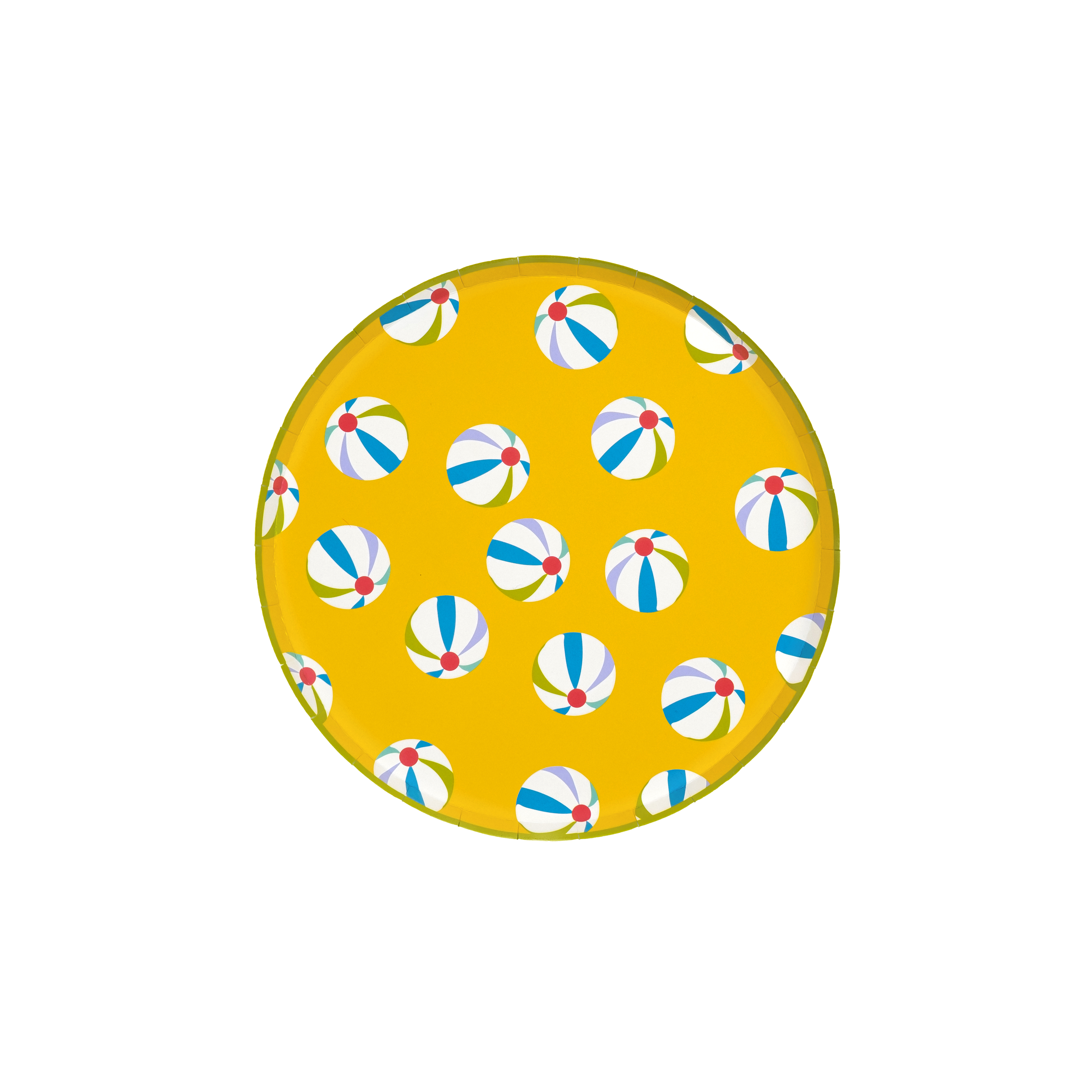 Summer Fun Assorted Dessert Paper Plates