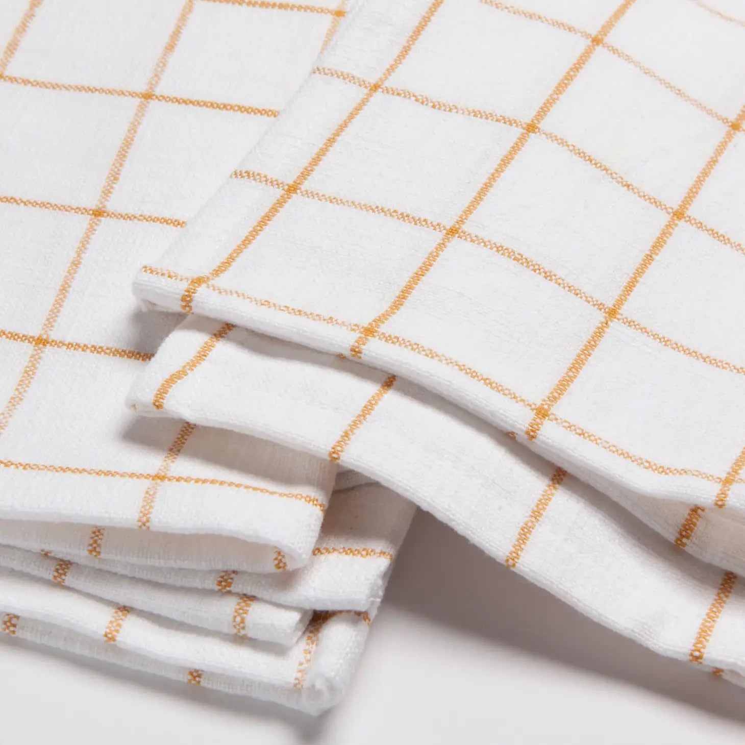 Ochre Vintage Wash Dishtowels S/2