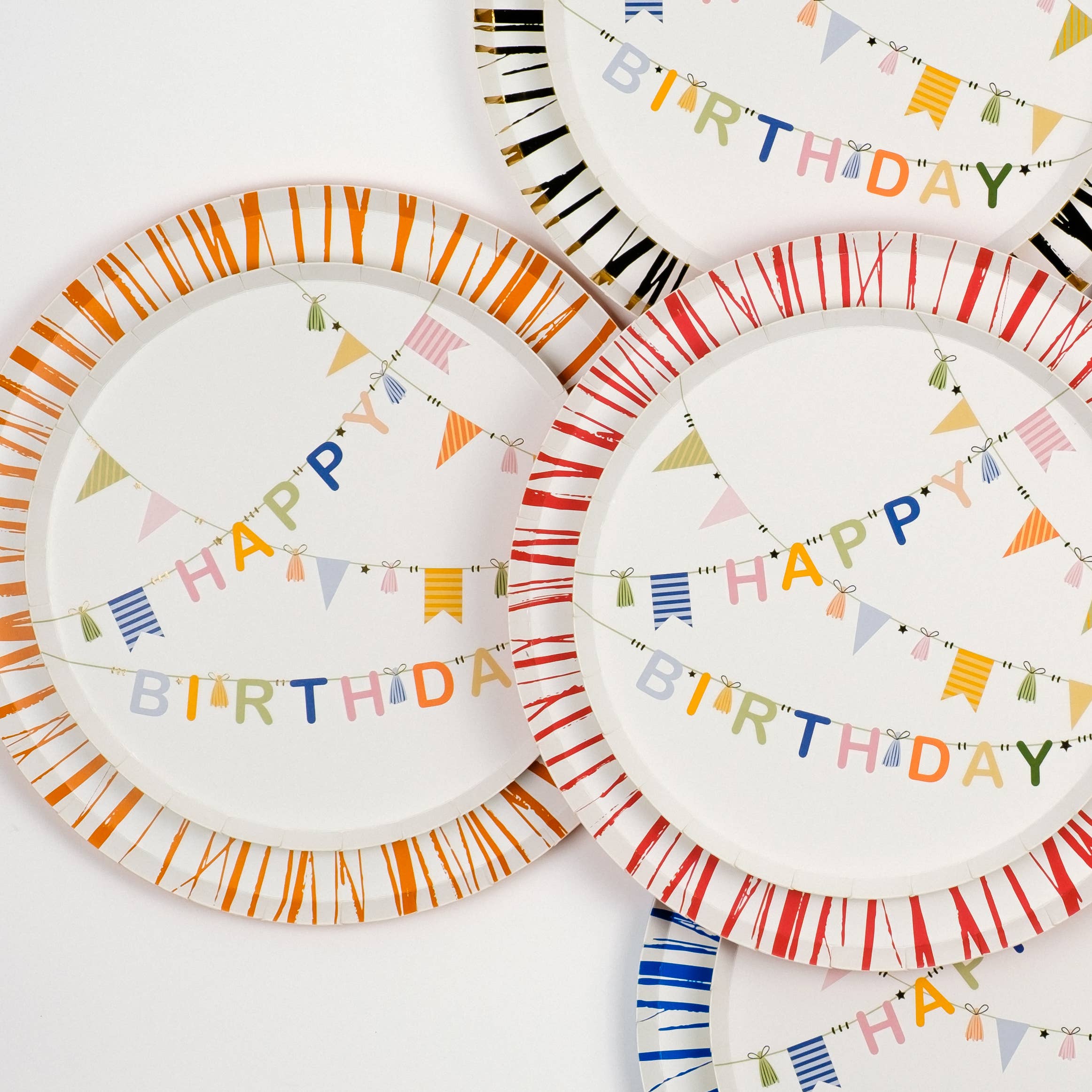 Birthday Cheer Dessert Paper Plates