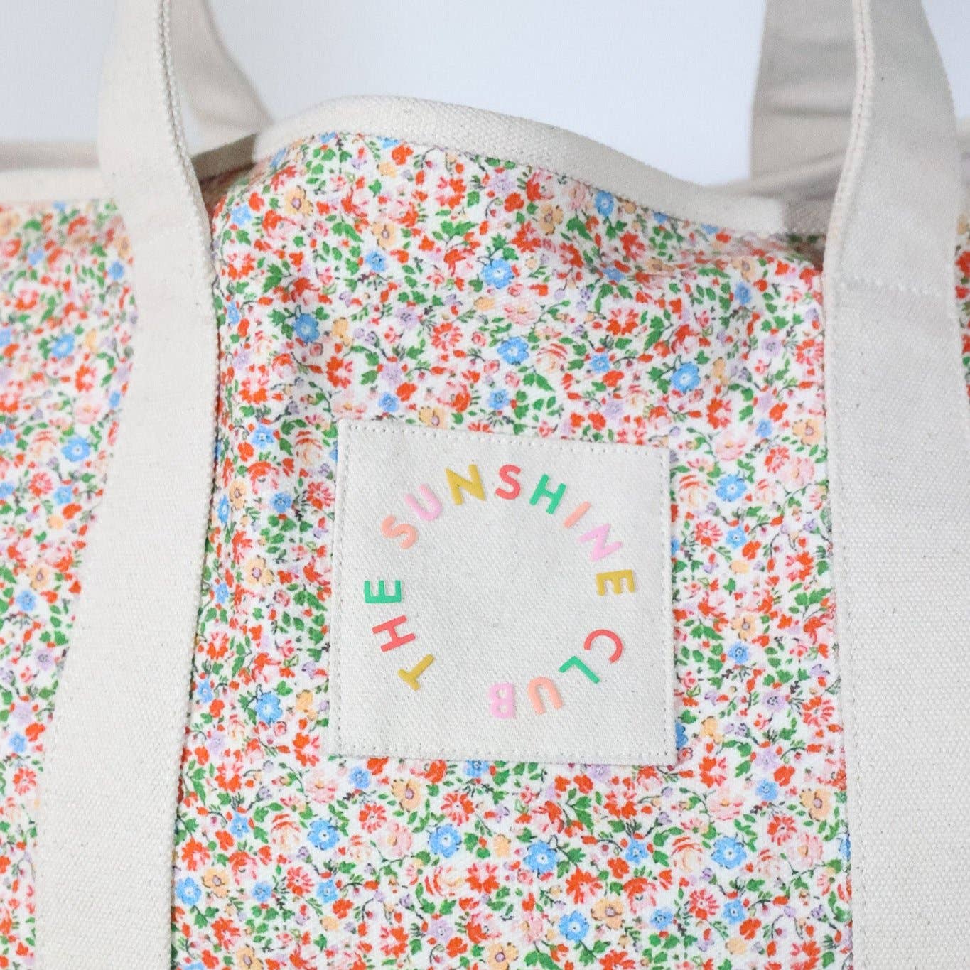 Floral Canvas Tote