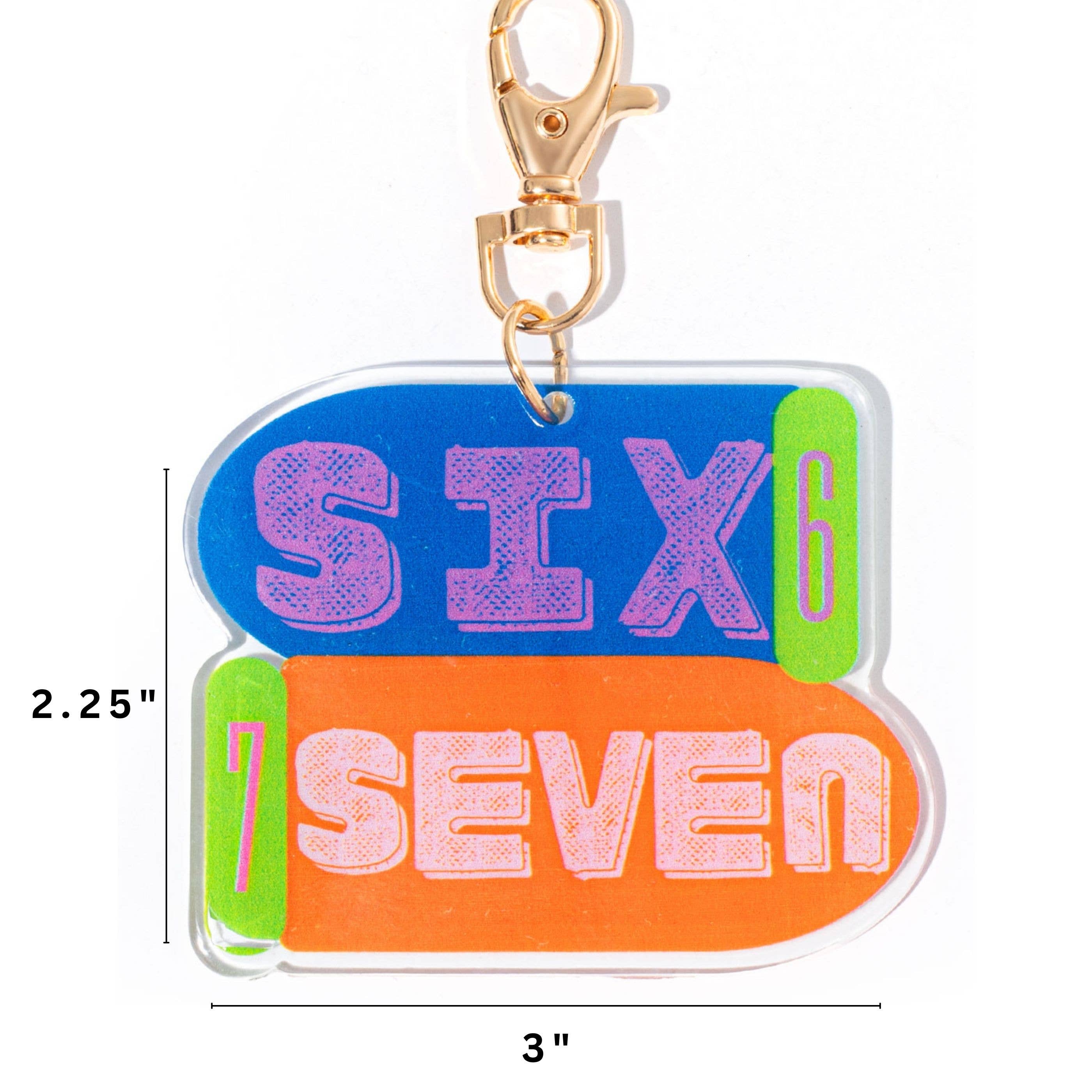 Six Seven Bag Charm