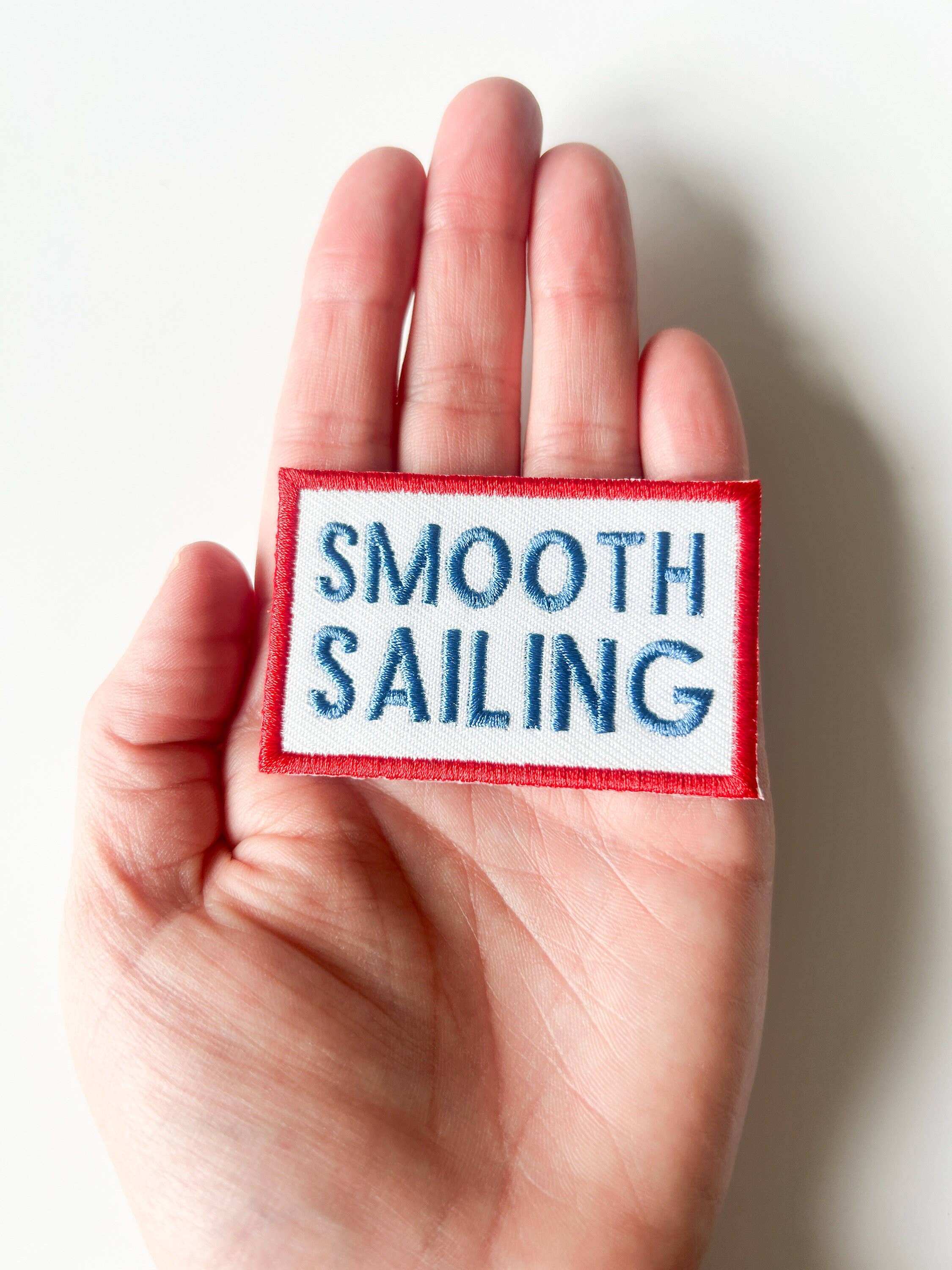Smooth Sailing Iron-On Patch