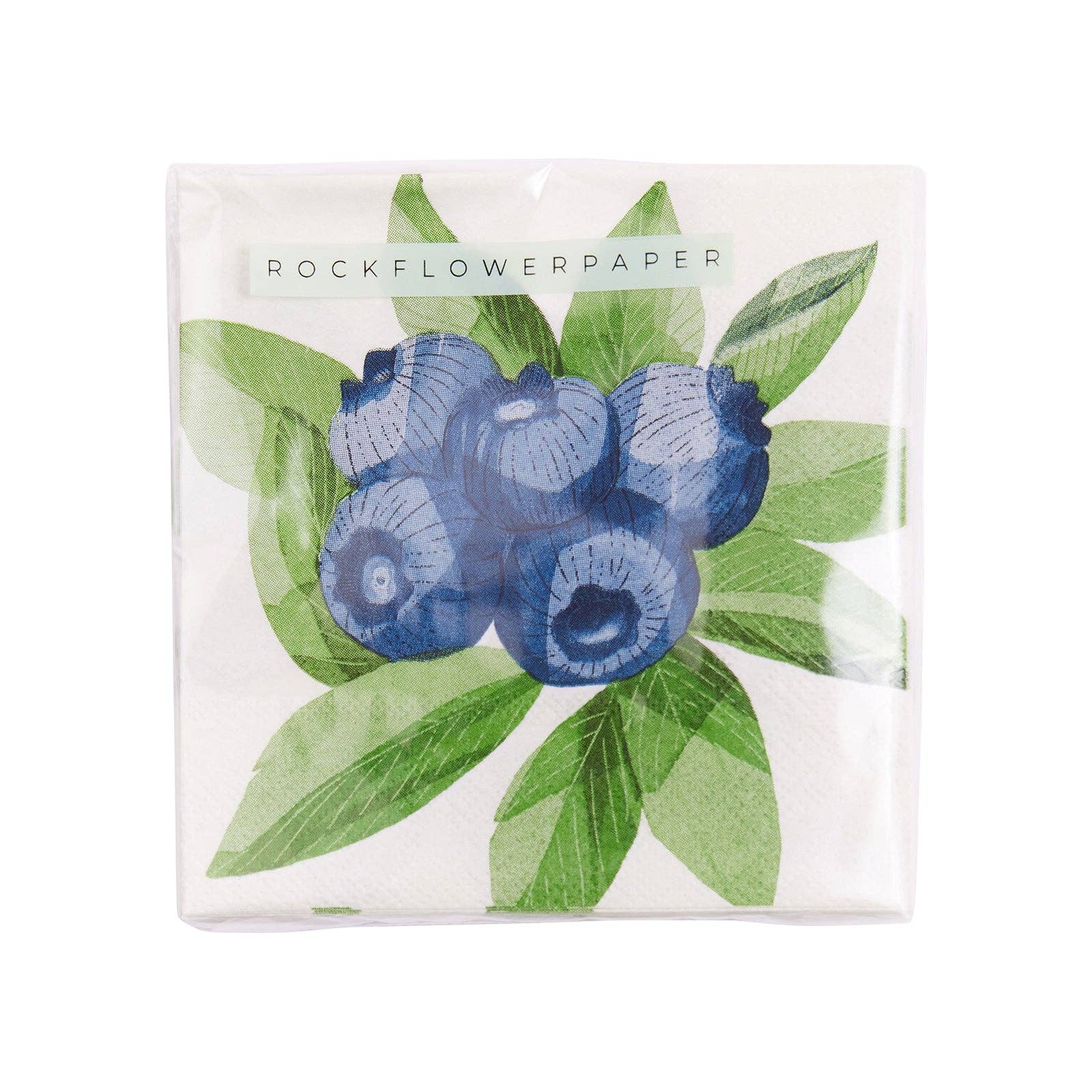 Blueberry Bunch Paper Cocktail Napkins