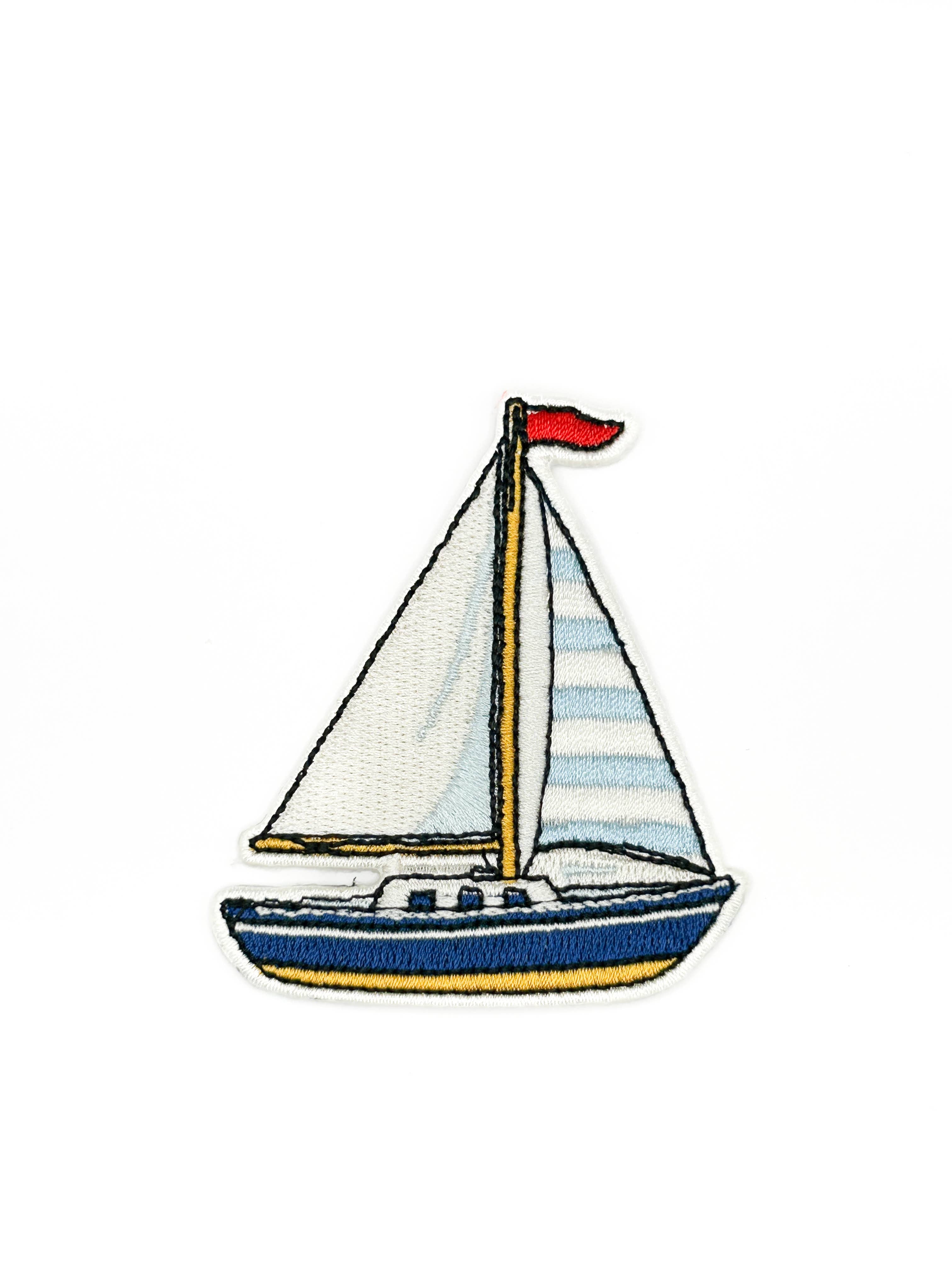 Sailboat Iron-On Patch