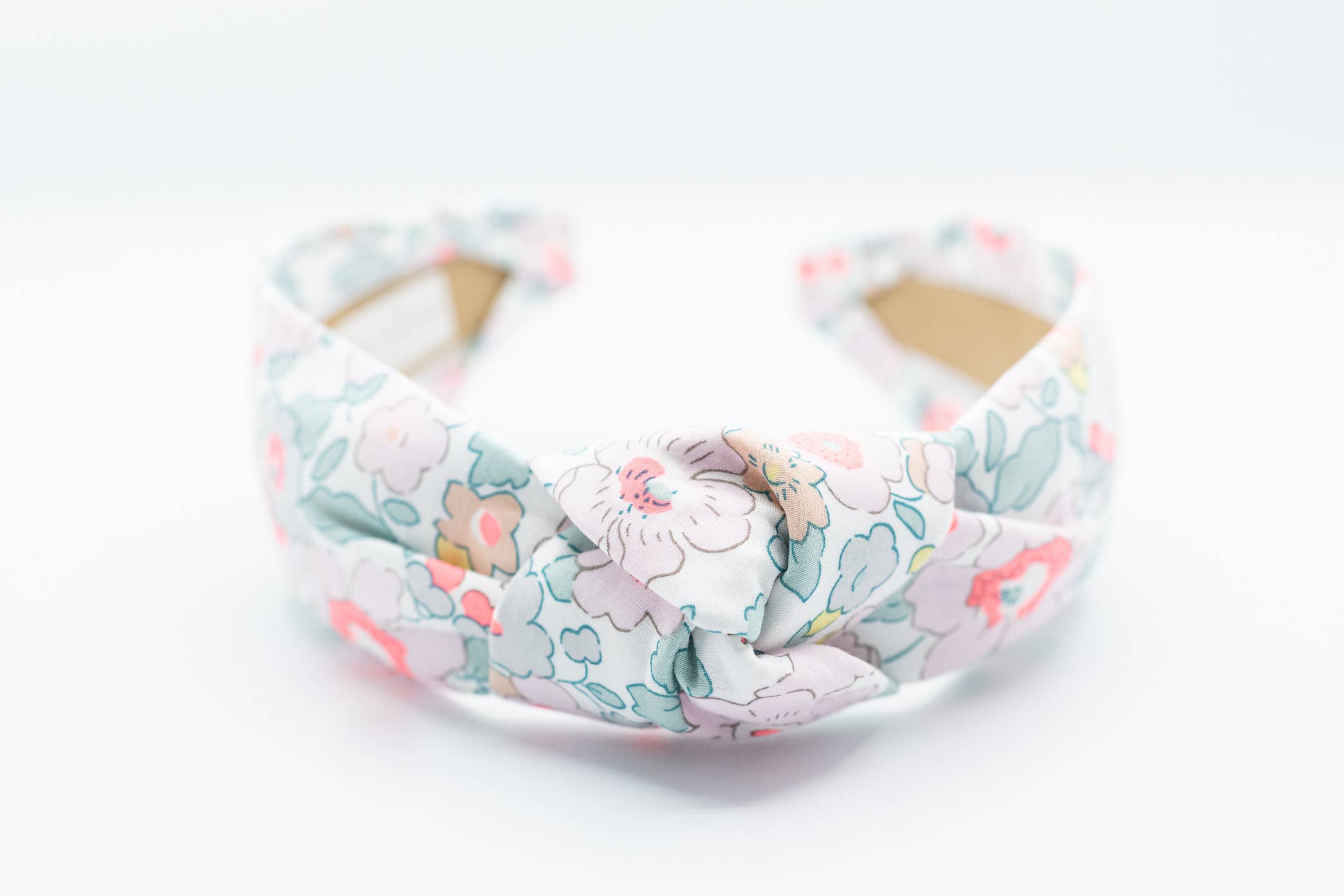 Flower Knotted Spring Headband Made with Liberty Fabric