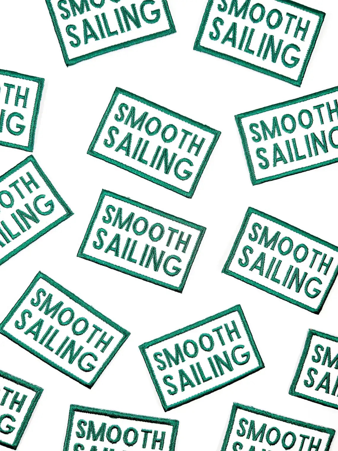 Smooth Sailing (Green) Iron-On Patch