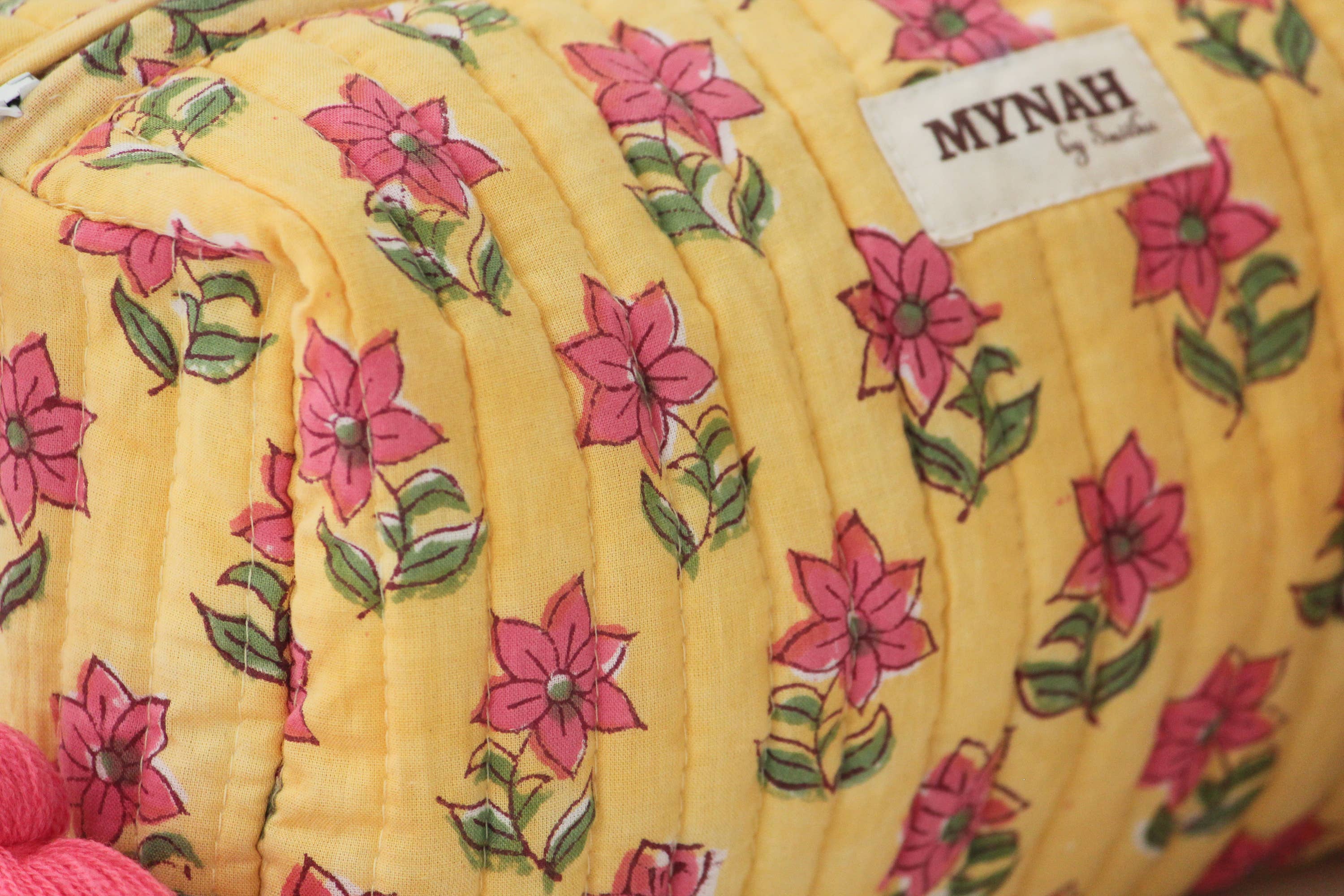 Petunia Print Travel Cosmetic Bag