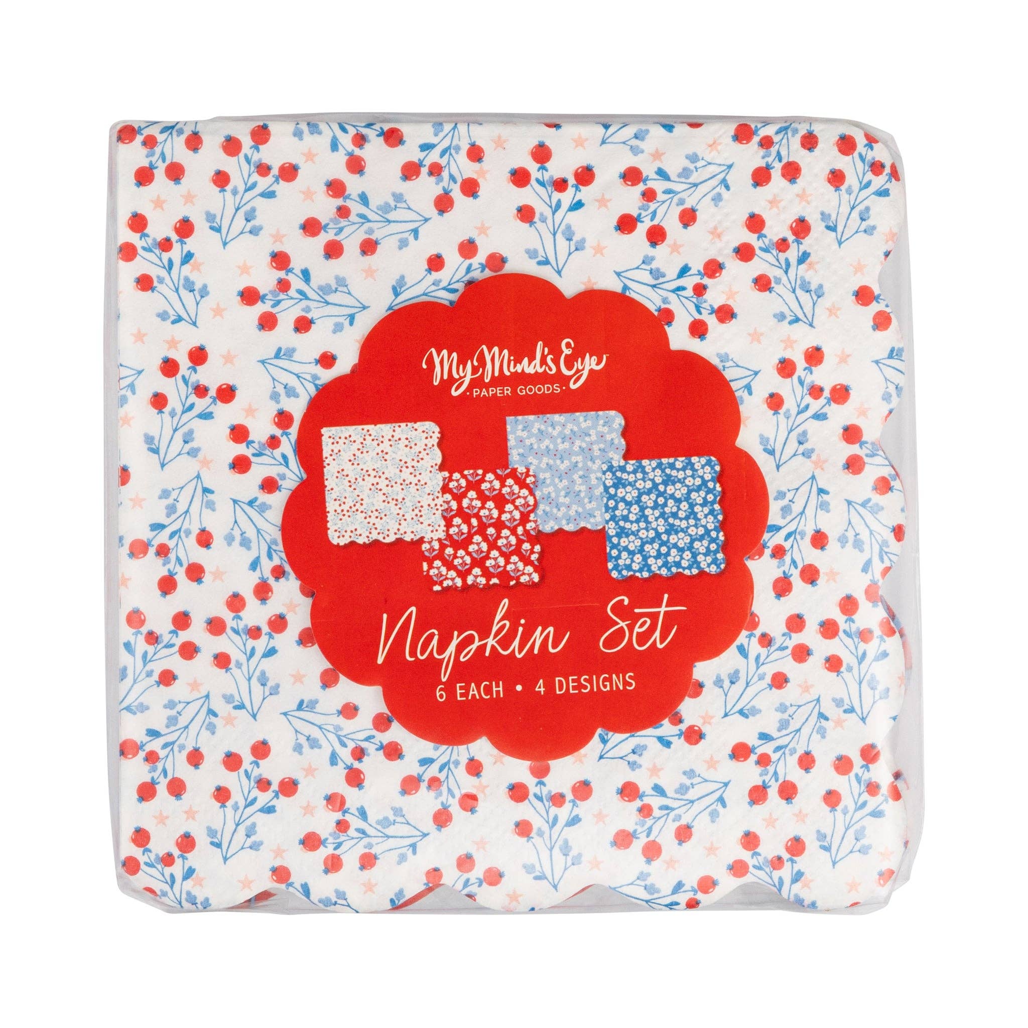 Floral Cocktail Paper Napkin Set