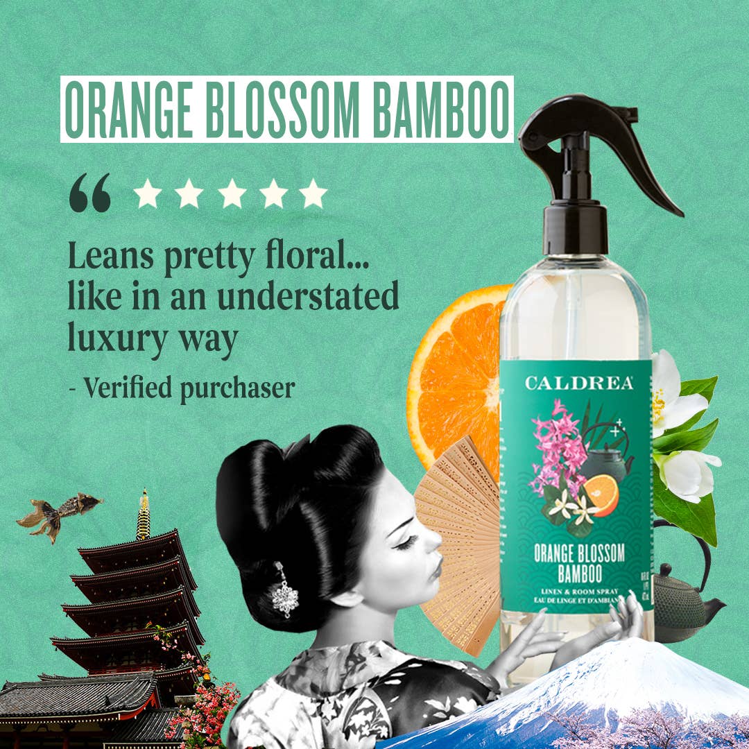 Orange Blossom Bamboo Linen & Room Spray