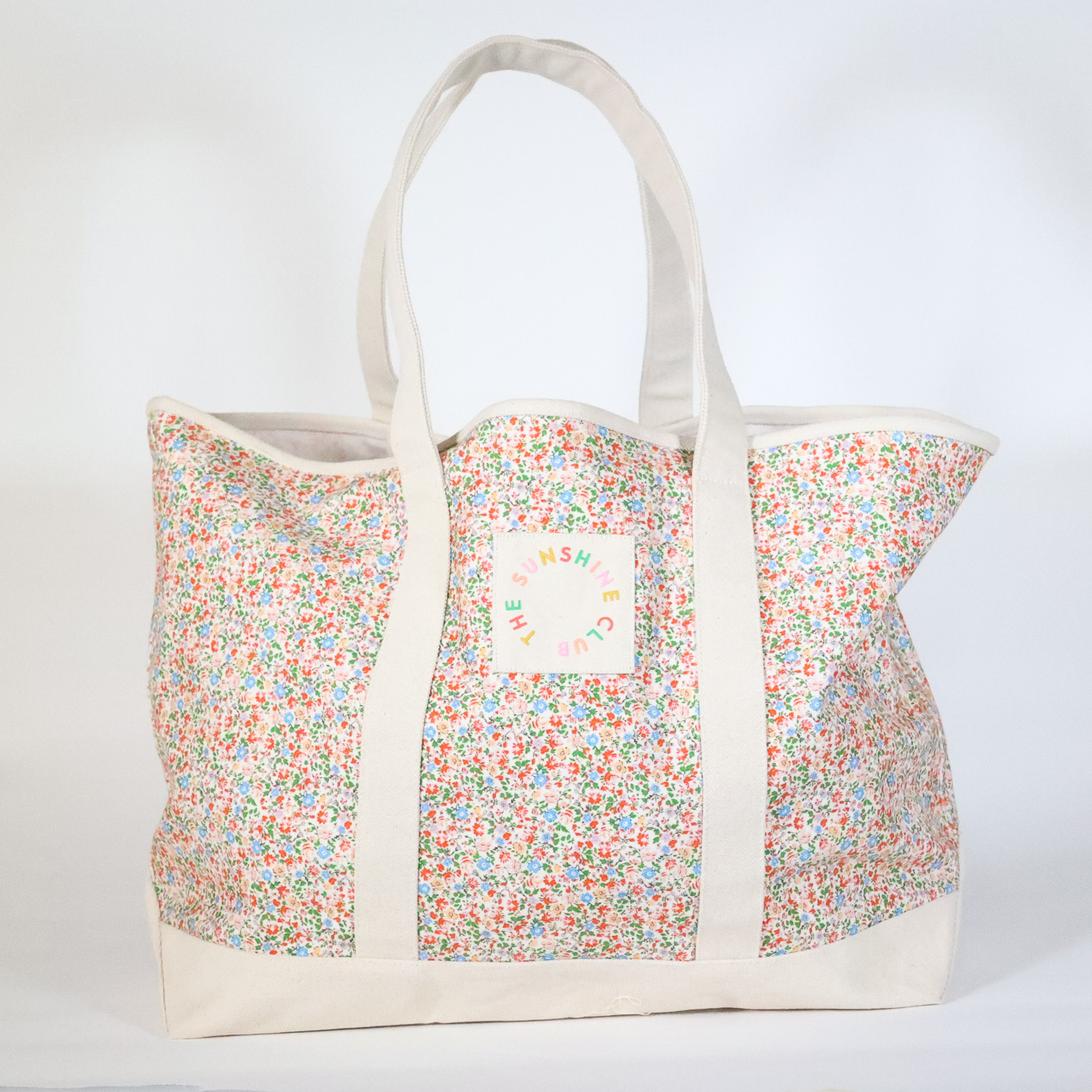 Floral Canvas Tote