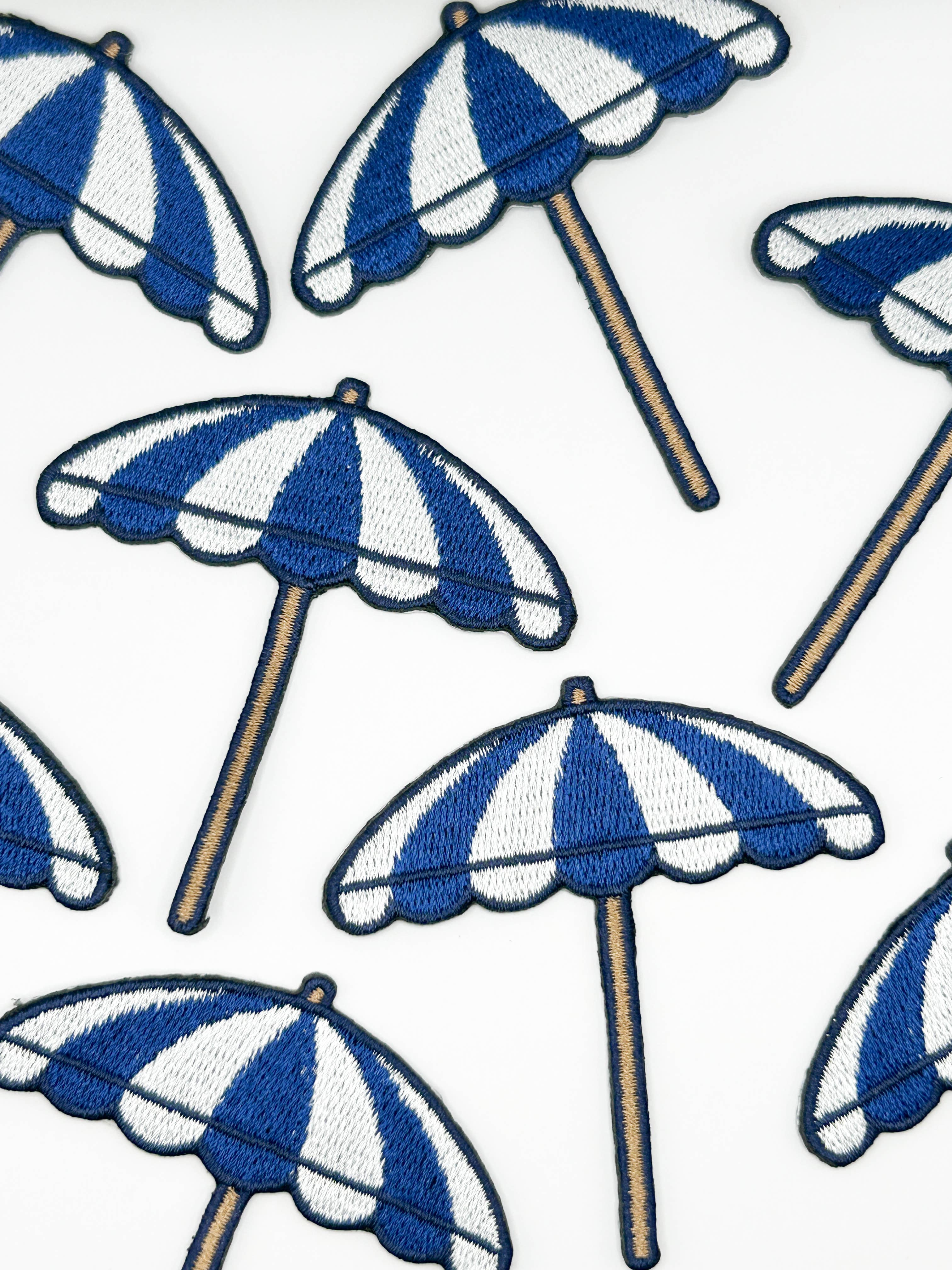 Beach Umbrella Iron-On Patch