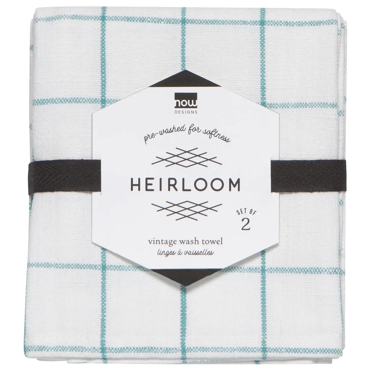 Lagoon Vintage Wash Dishtowels S/2