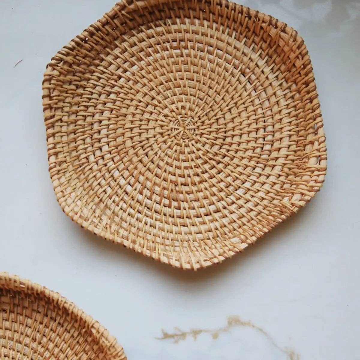 Natural Rattan Woven Tray