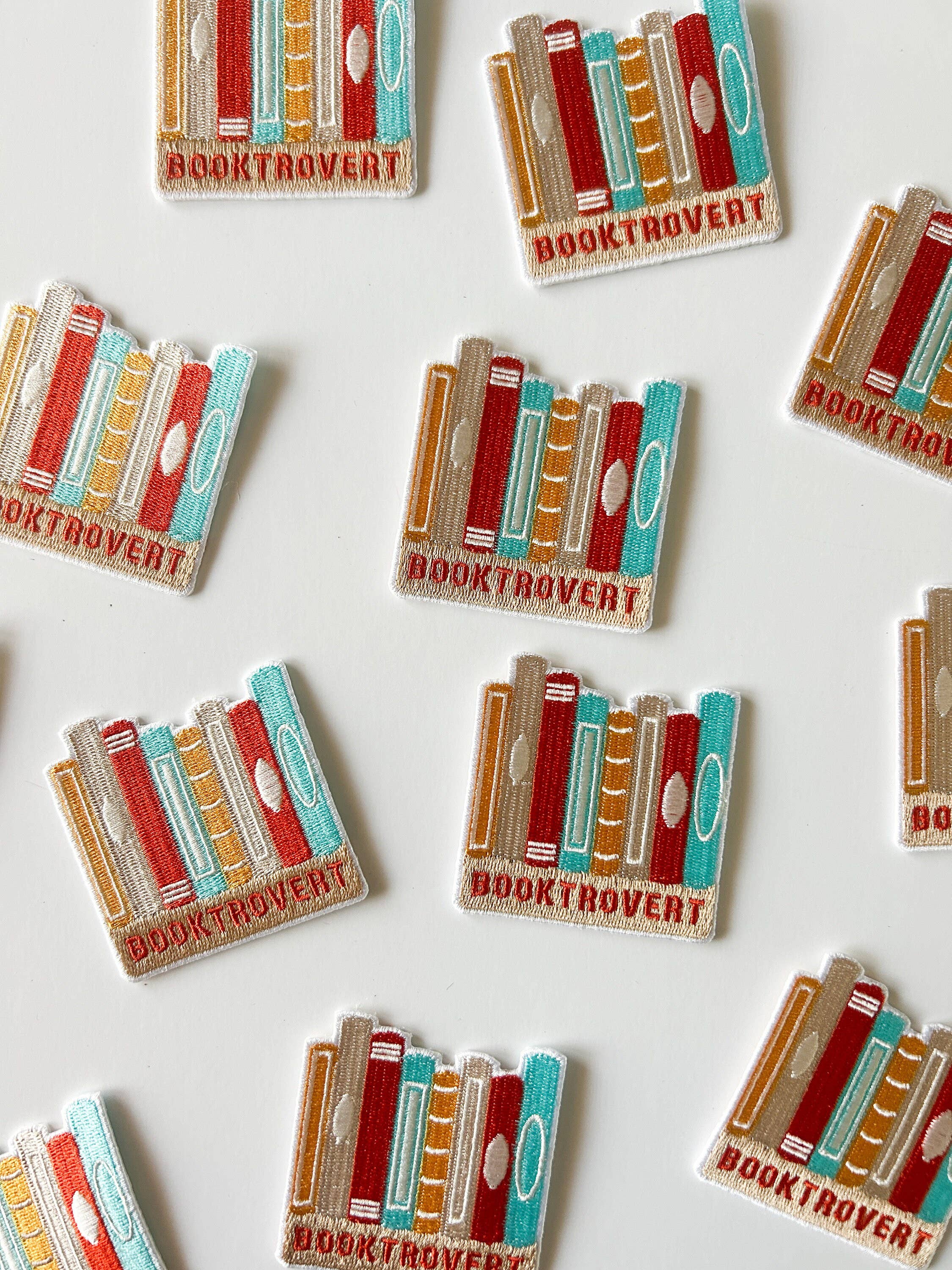 Booktrovert Iron-On Patch