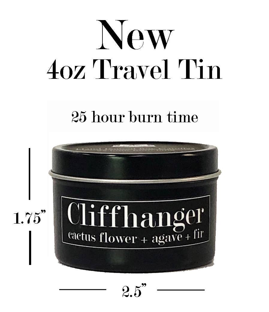 Cliffhanger Soy Candle (4 oz) - Cactus Flower + Agave + Fir