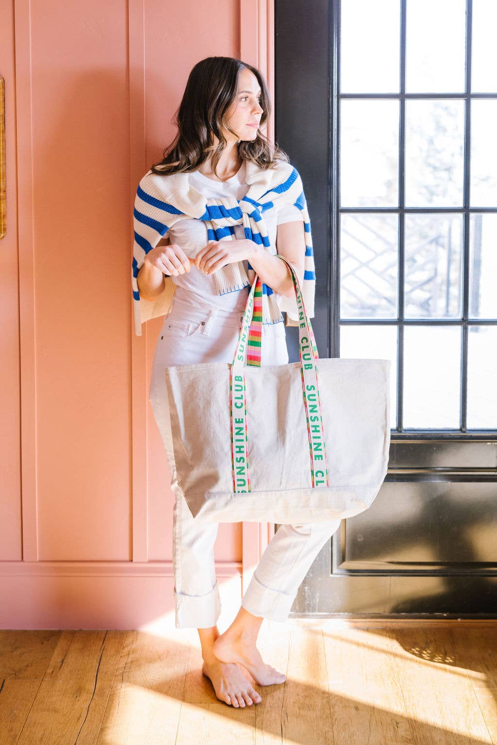 Sunshine Club Canvas Tote