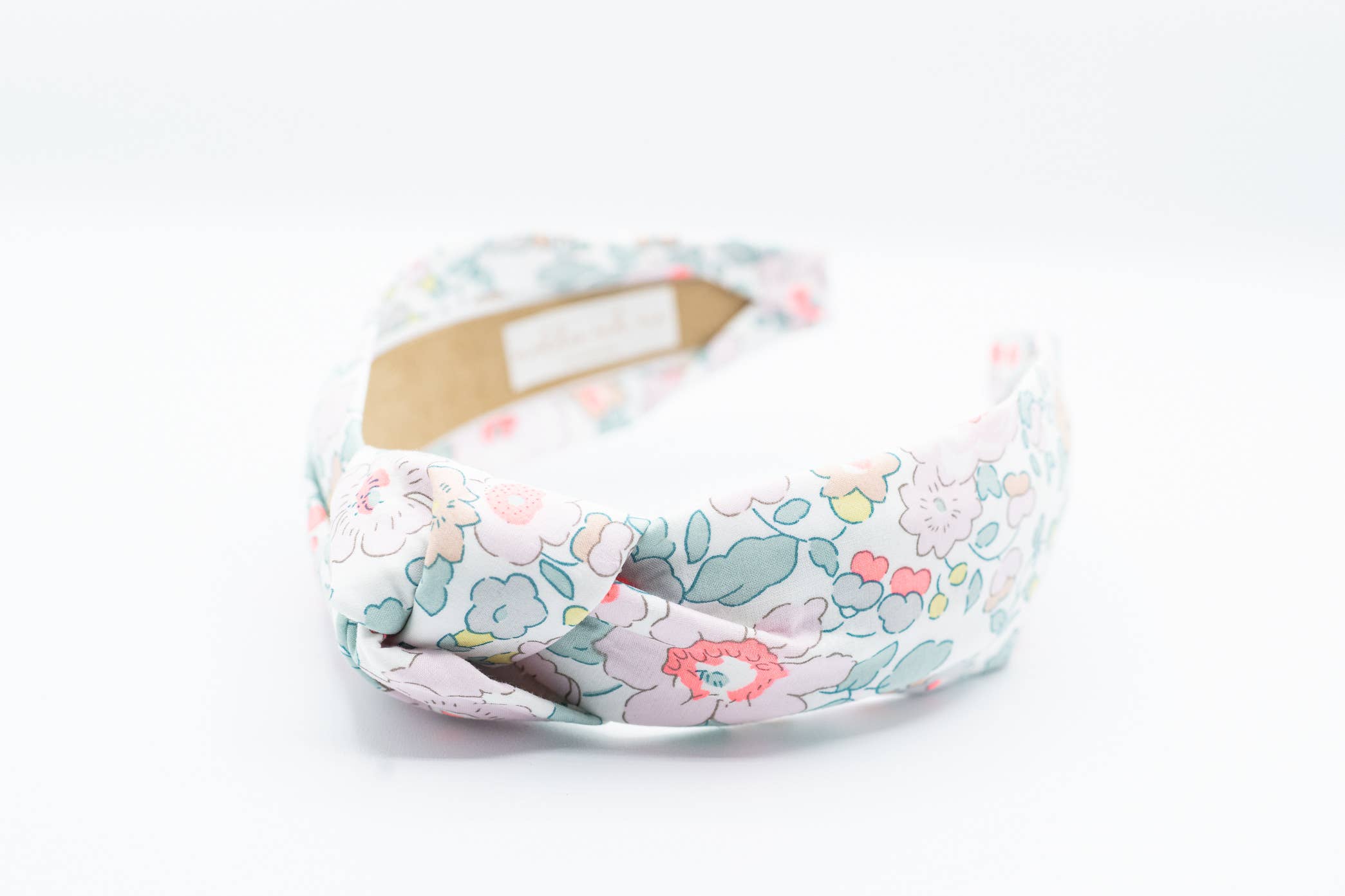Flower Knotted Spring Headband Made with Liberty Fabric