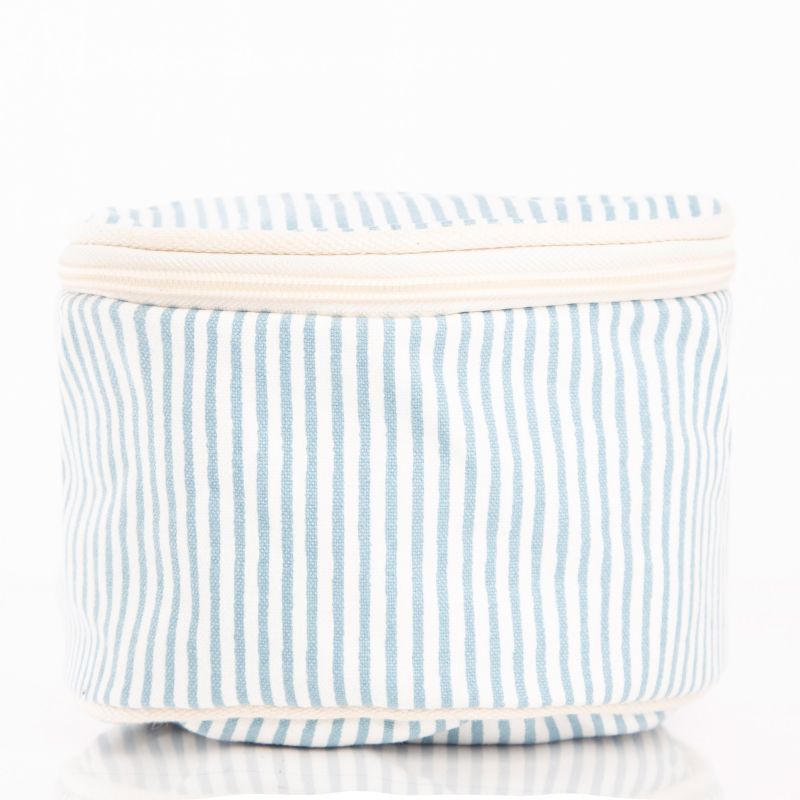 Stripes Round Case - Clear Sky