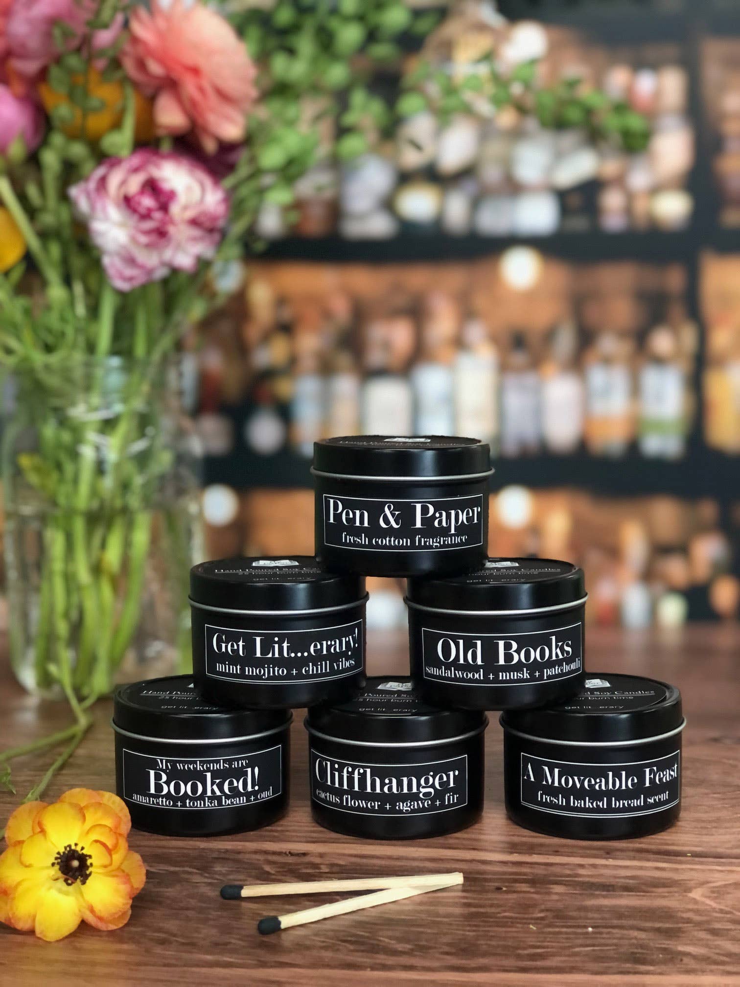 The Writer Soy Candle (4 oz) - Amber + Balsam