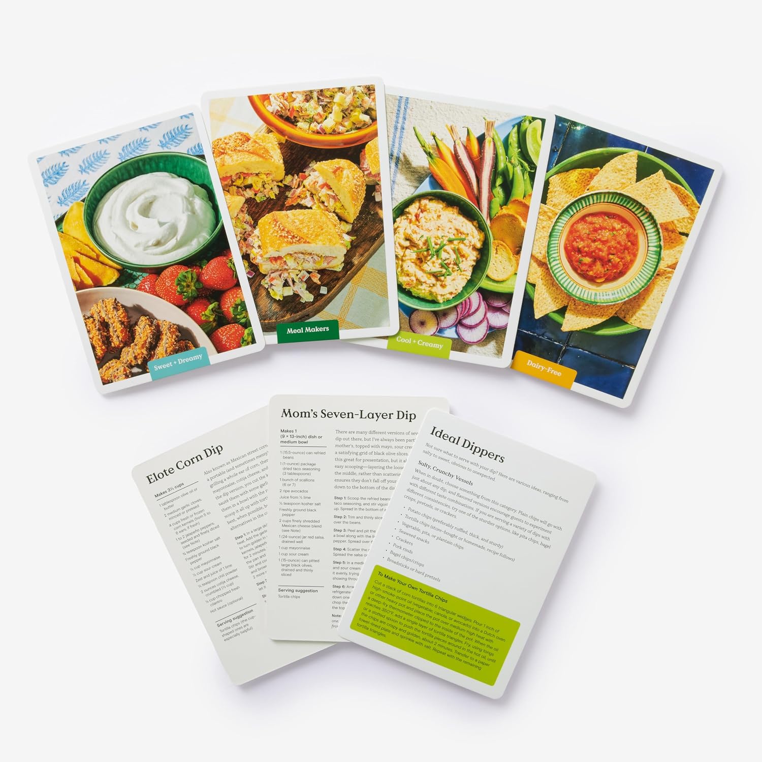 The Dip Deck: Recipe Cards: 50 Savory and Sweet Recipes to Scoop, Dunk, and Spread