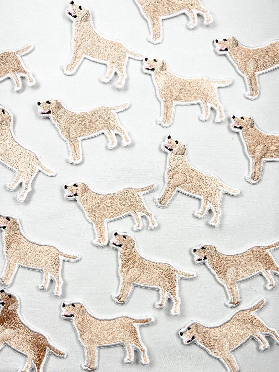 Yellow Labrador Iron On Patch
