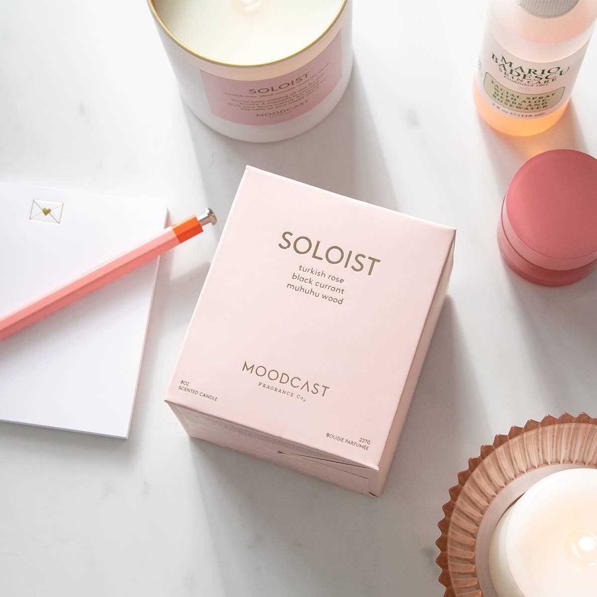 Soloist - Coconut Wax Candle - 8 oz Glass Jar