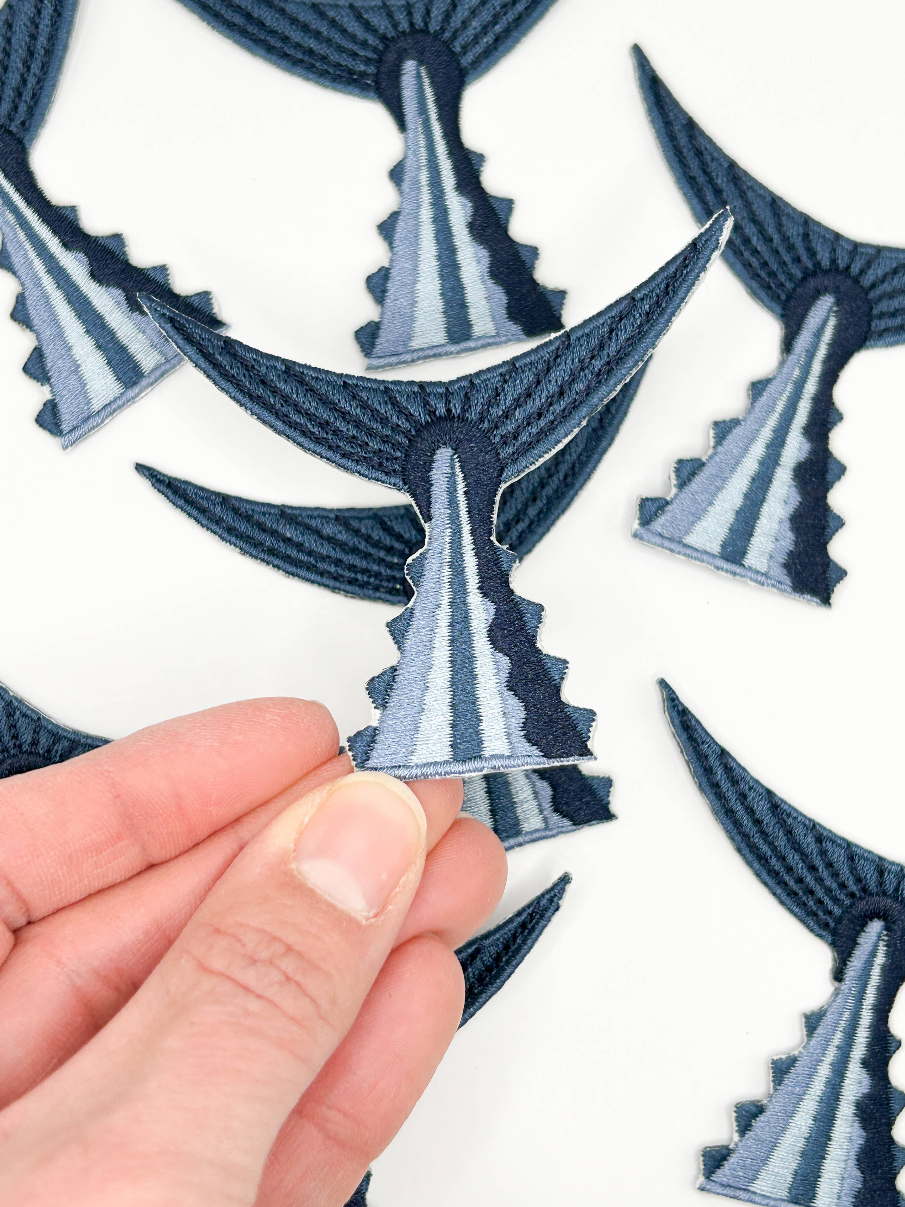 Tuna Tail Iron-On Patch