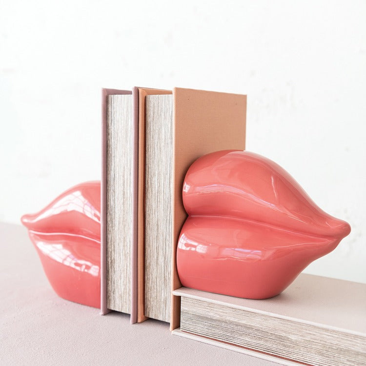 Lip Bookends S/2