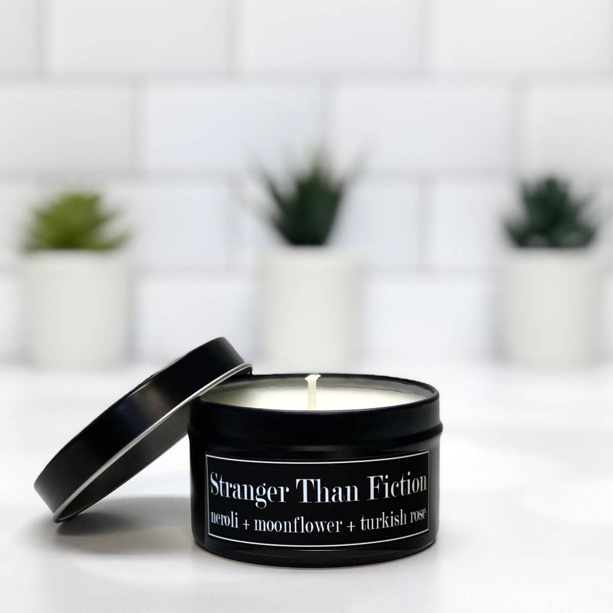 Stranger Than Fiction Soy Candle (4 oz) - Neroli + Moonflower