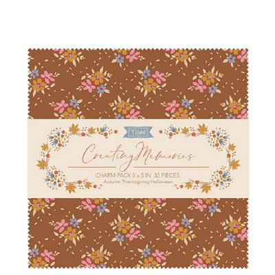Tilda - Creating Memories Autumn Charm Pack, 5" Squares