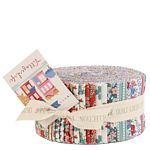 Tilda - Village Life Fabric Roll, 2.5" Strips