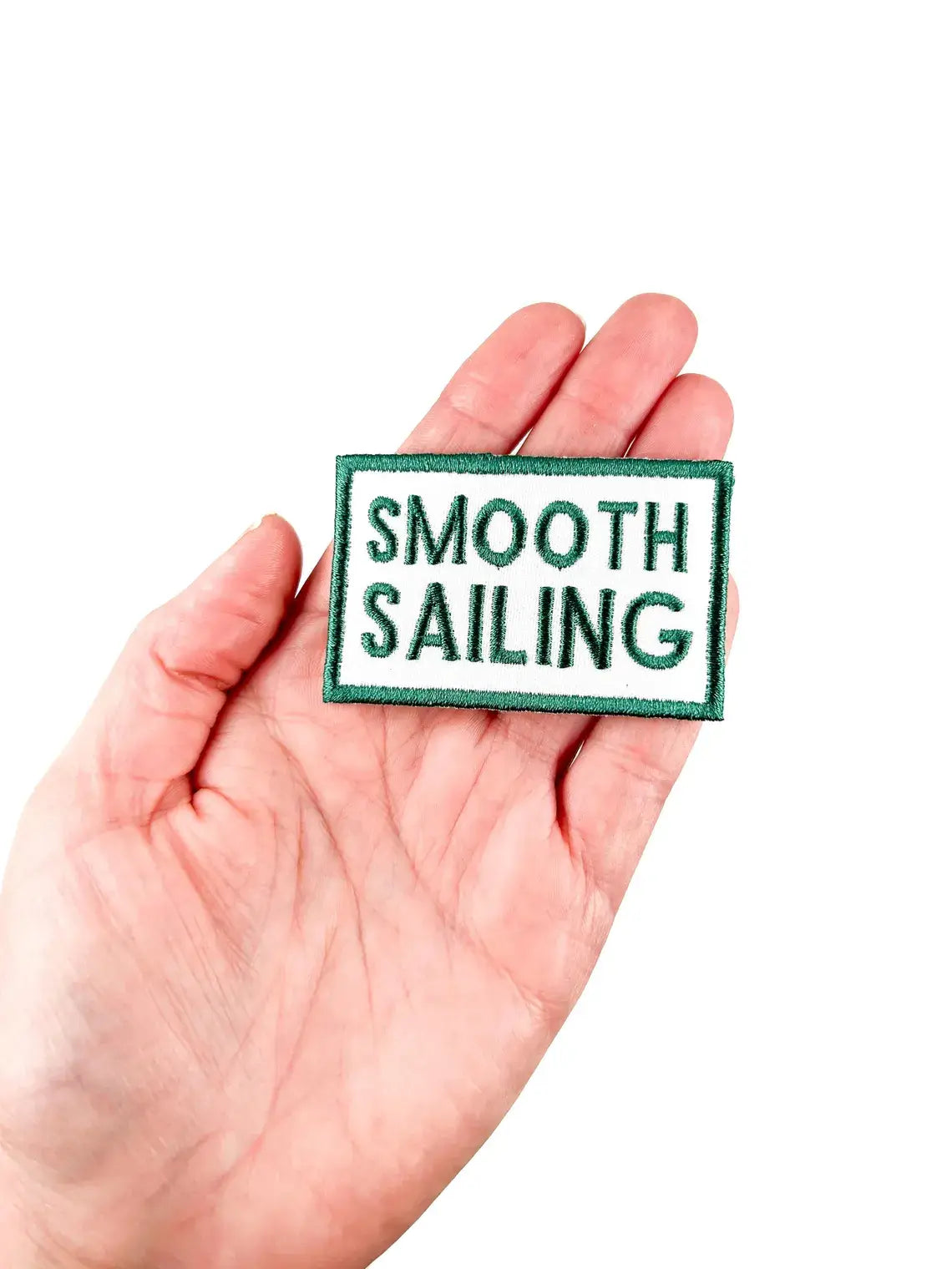 Smooth Sailing (Green) Iron-On Patch