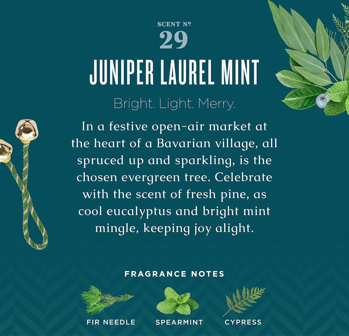 Juniper Laurel Mint Linen & Room Spray with Soap Bark & Aloe