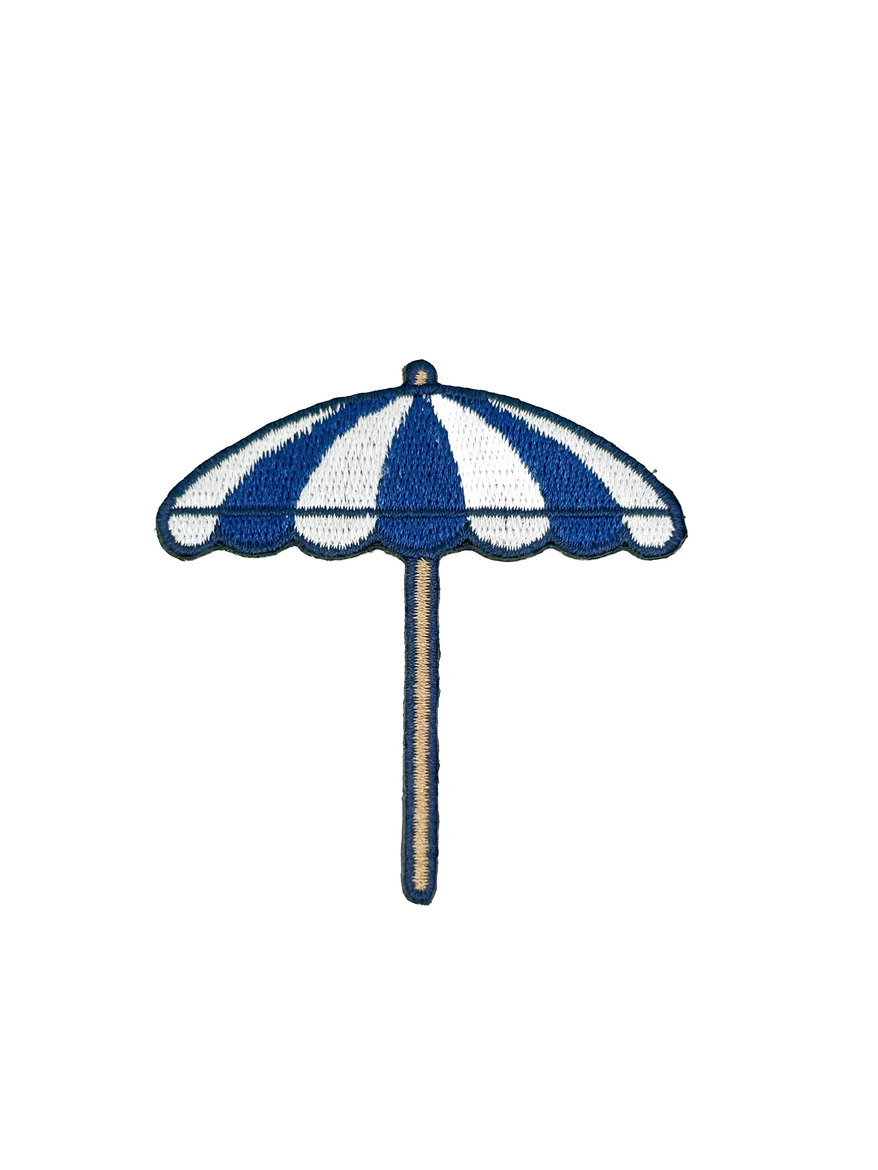 Beach Umbrella Iron-On Patch