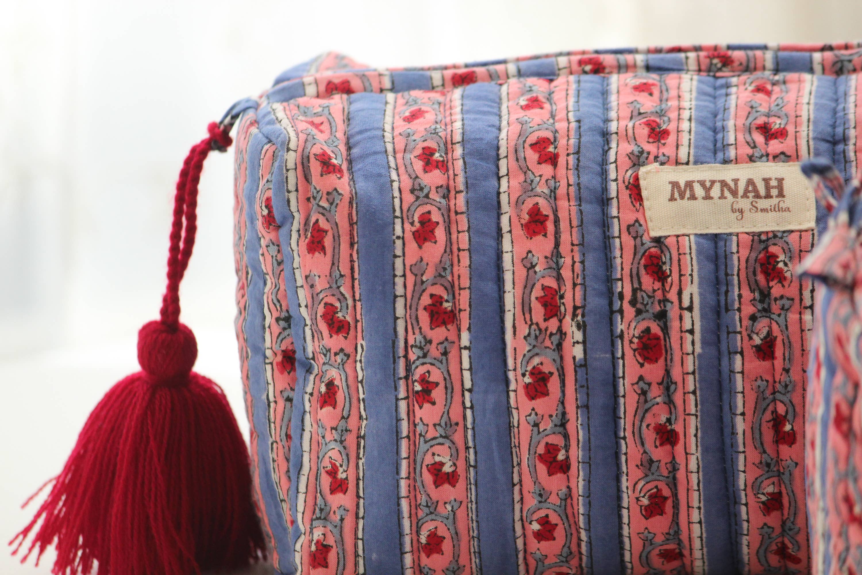 Nantucket Stripe Travel Cosmetic Bag