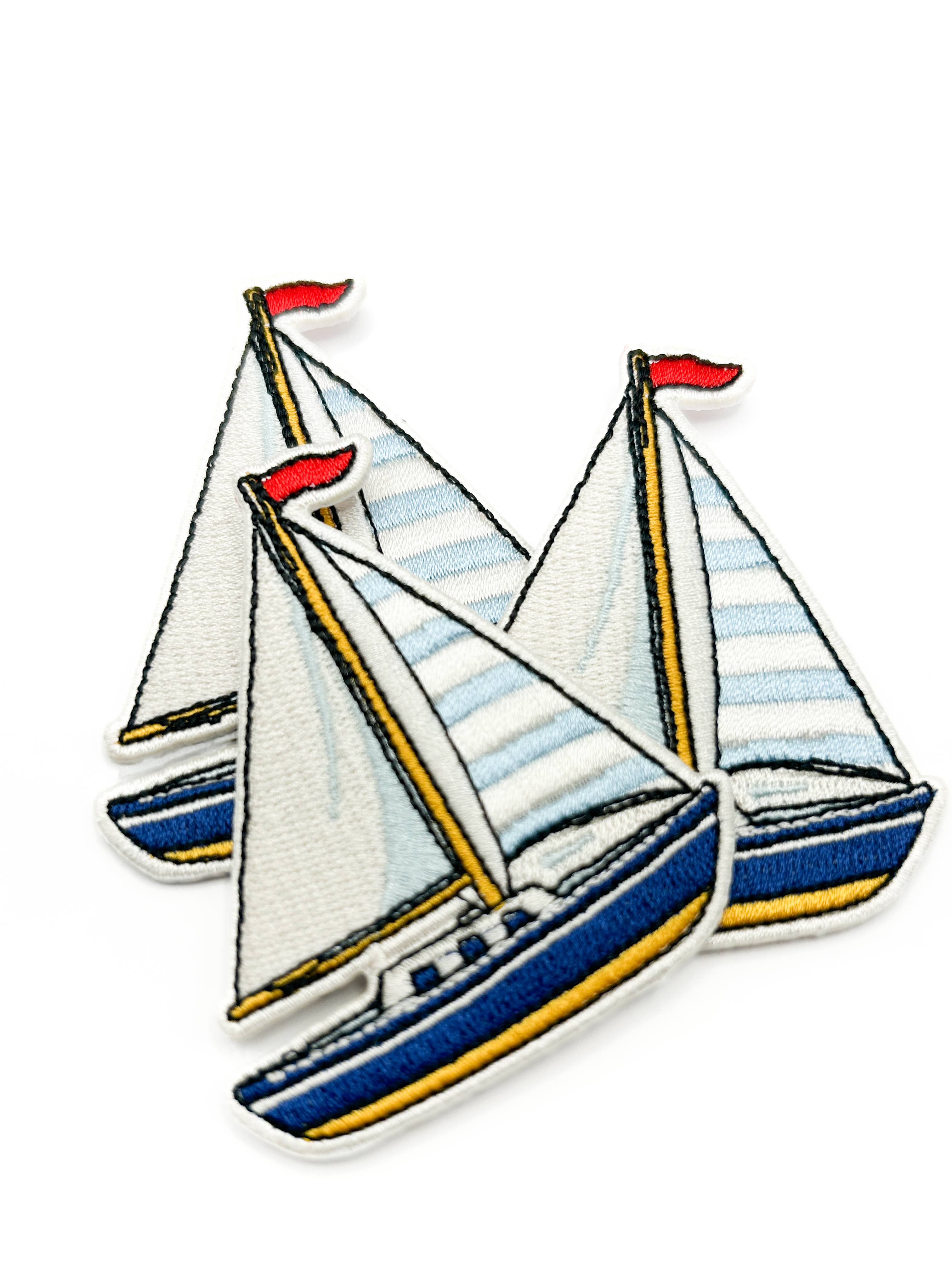 Sailboat Iron-On Patch