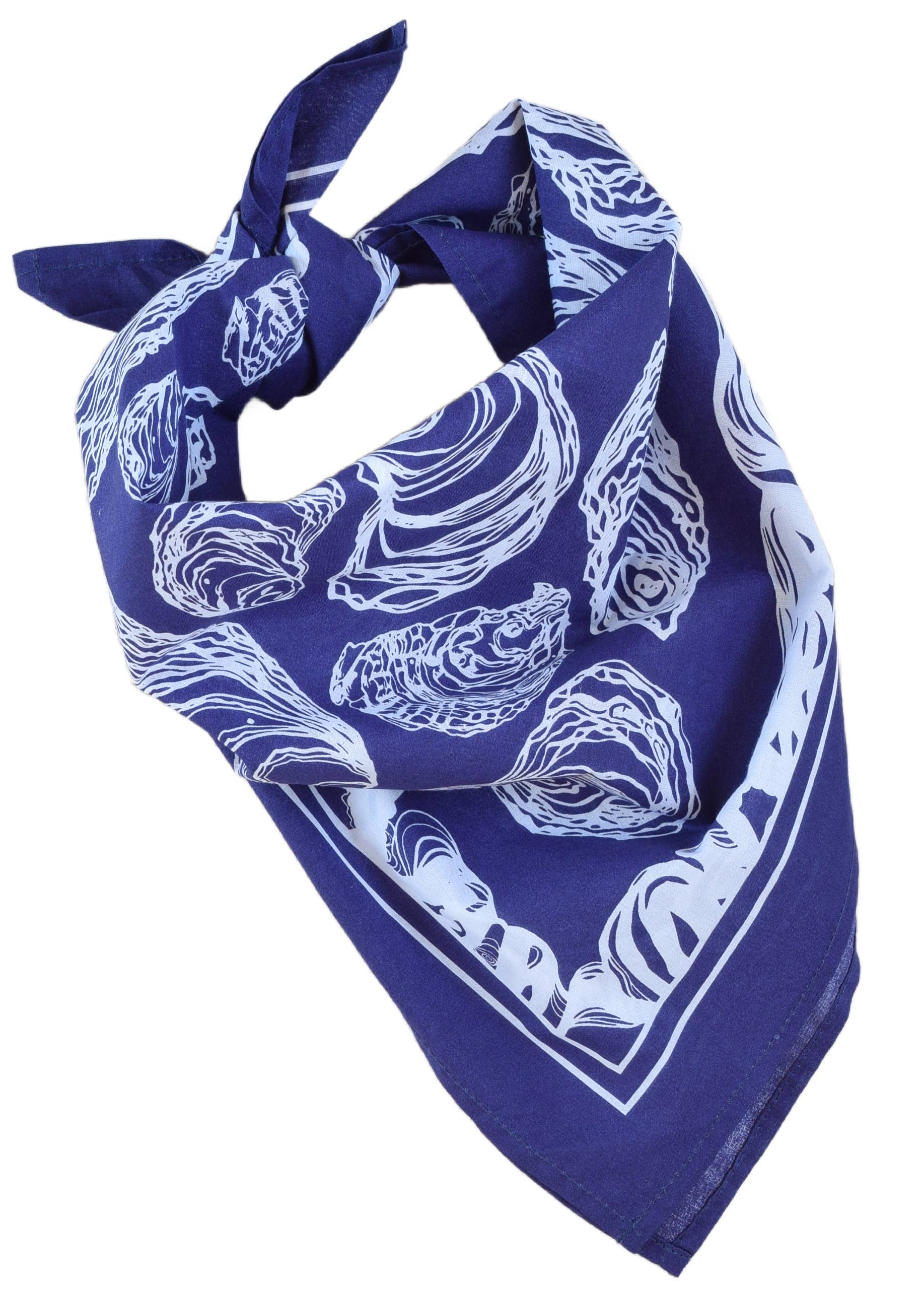 Royal Blue Oyster Bandana Royal Blue