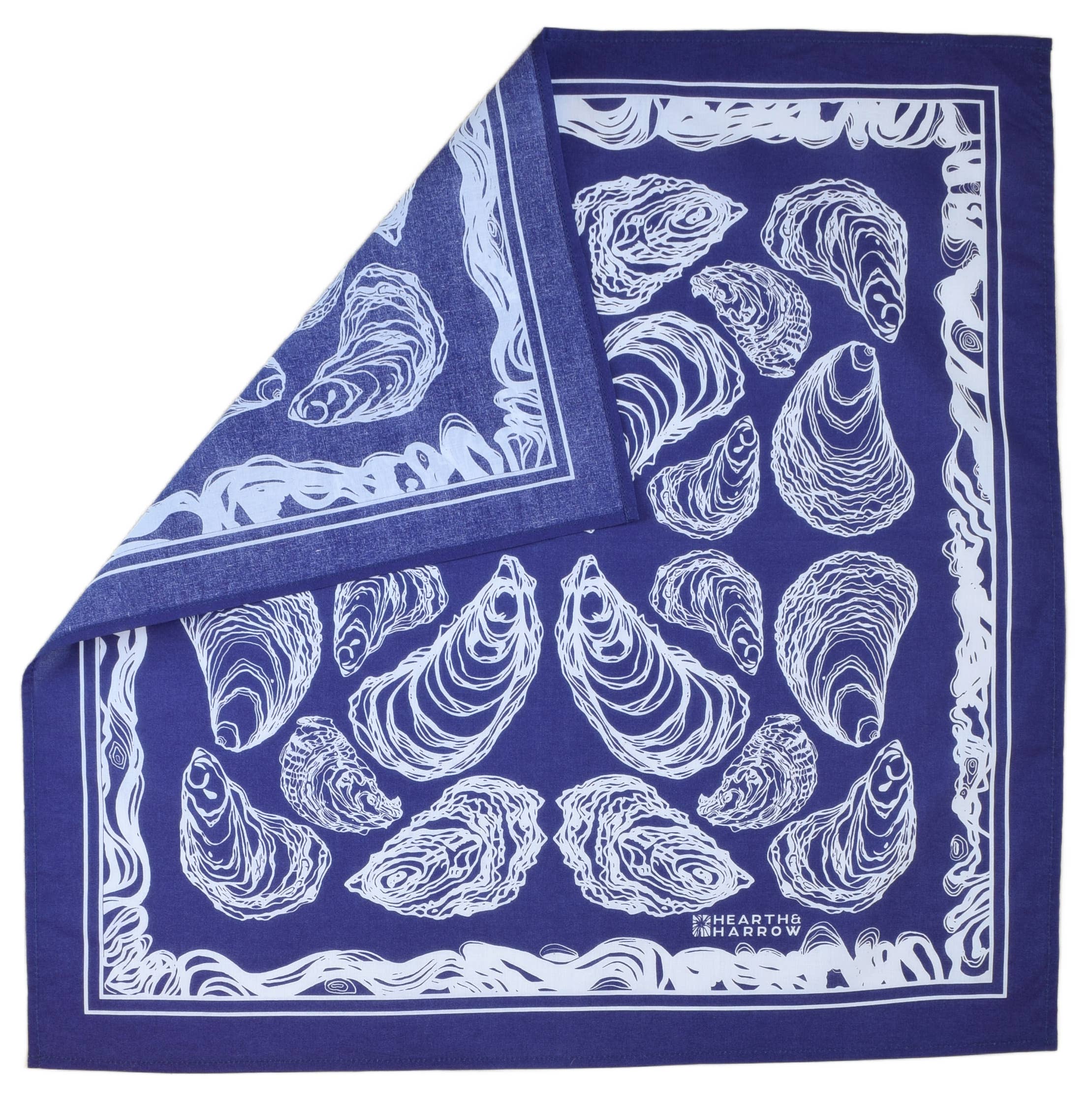 Royal Blue Oyster Bandana Royal Blue