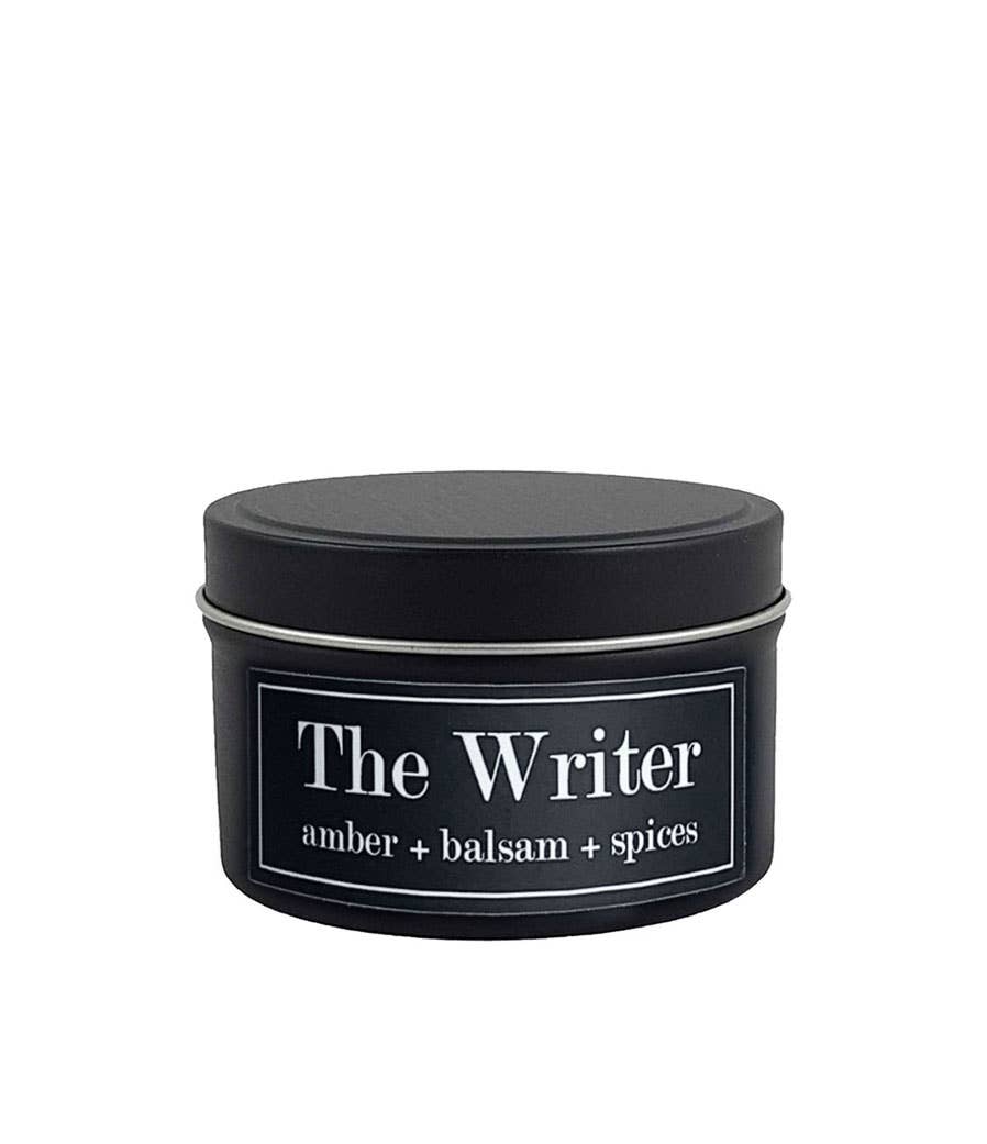 The Writer Soy Candle (4 oz) - Amber + Balsam