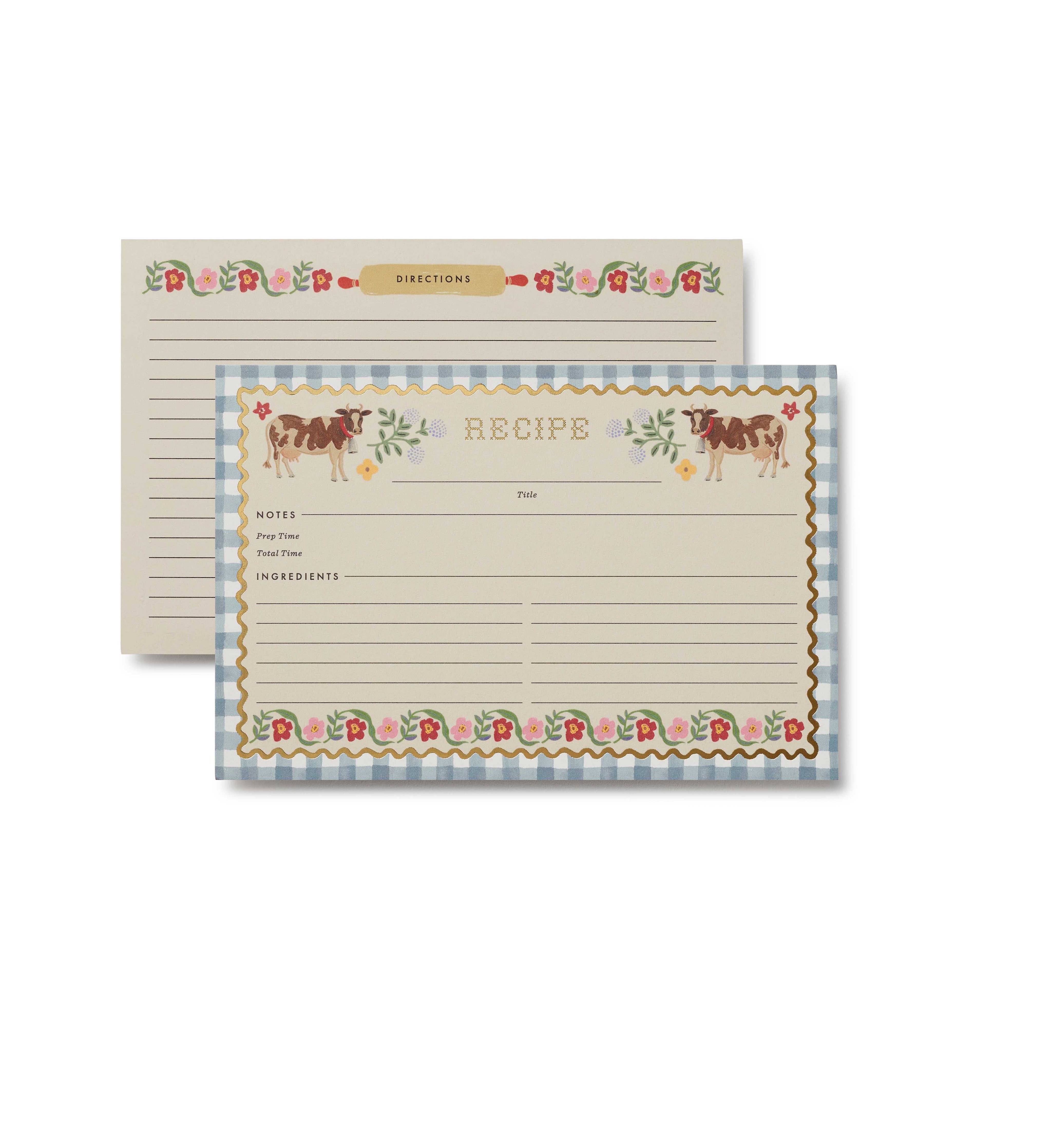 Pack of 12 Home Sweet Home Recipe Cards