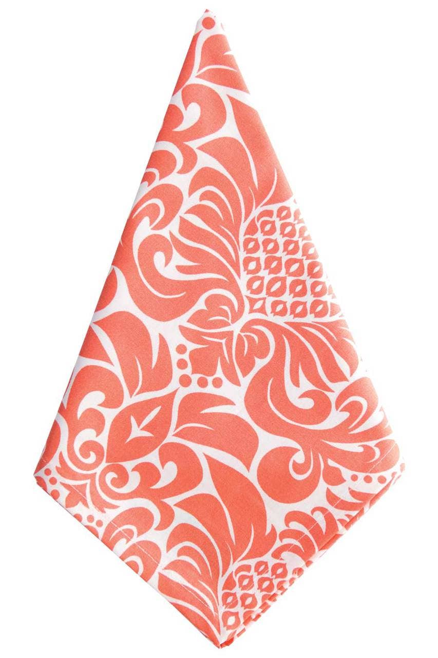 Persimmon Peach Dinner Napkins