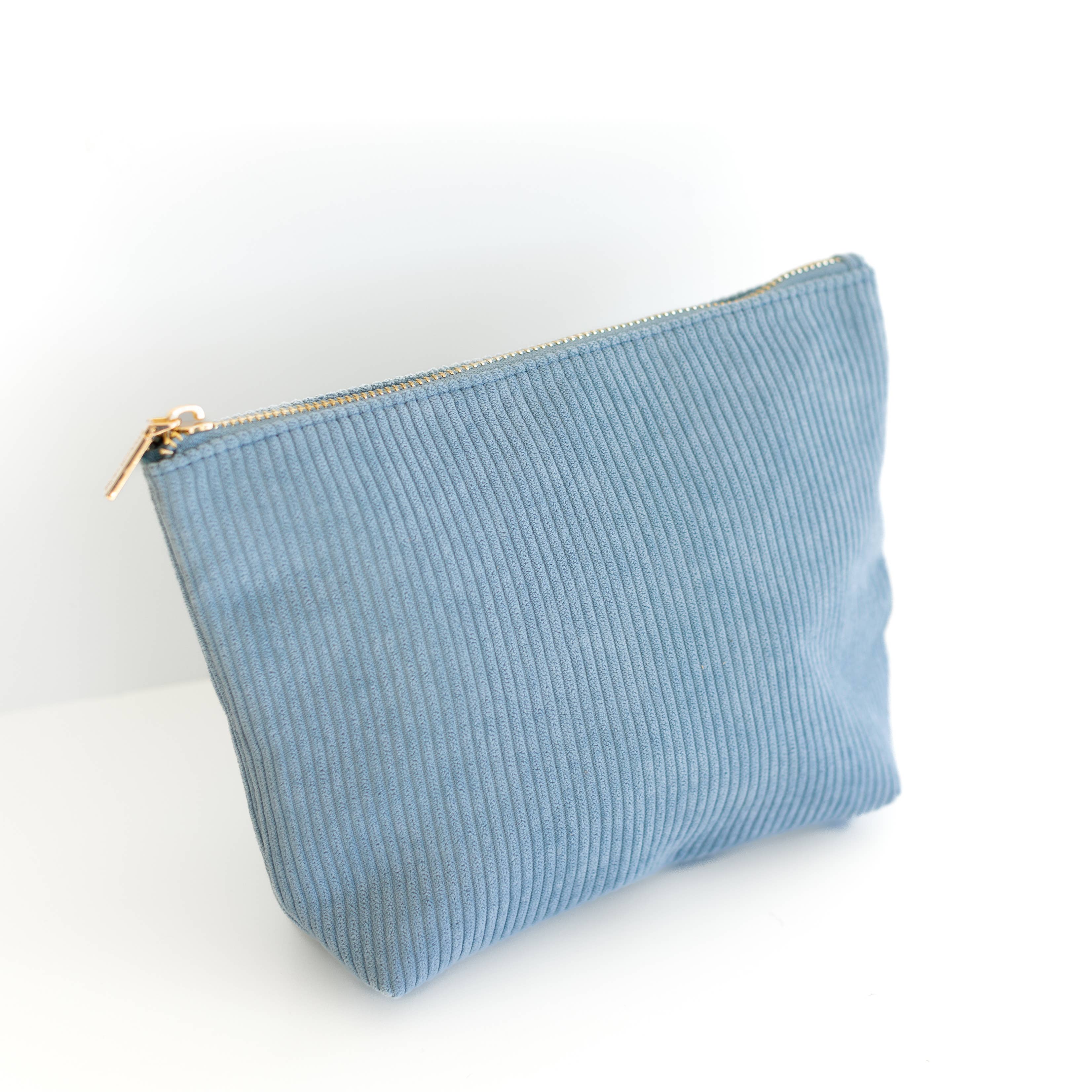 Denim Corduroy Carry-All Pouch