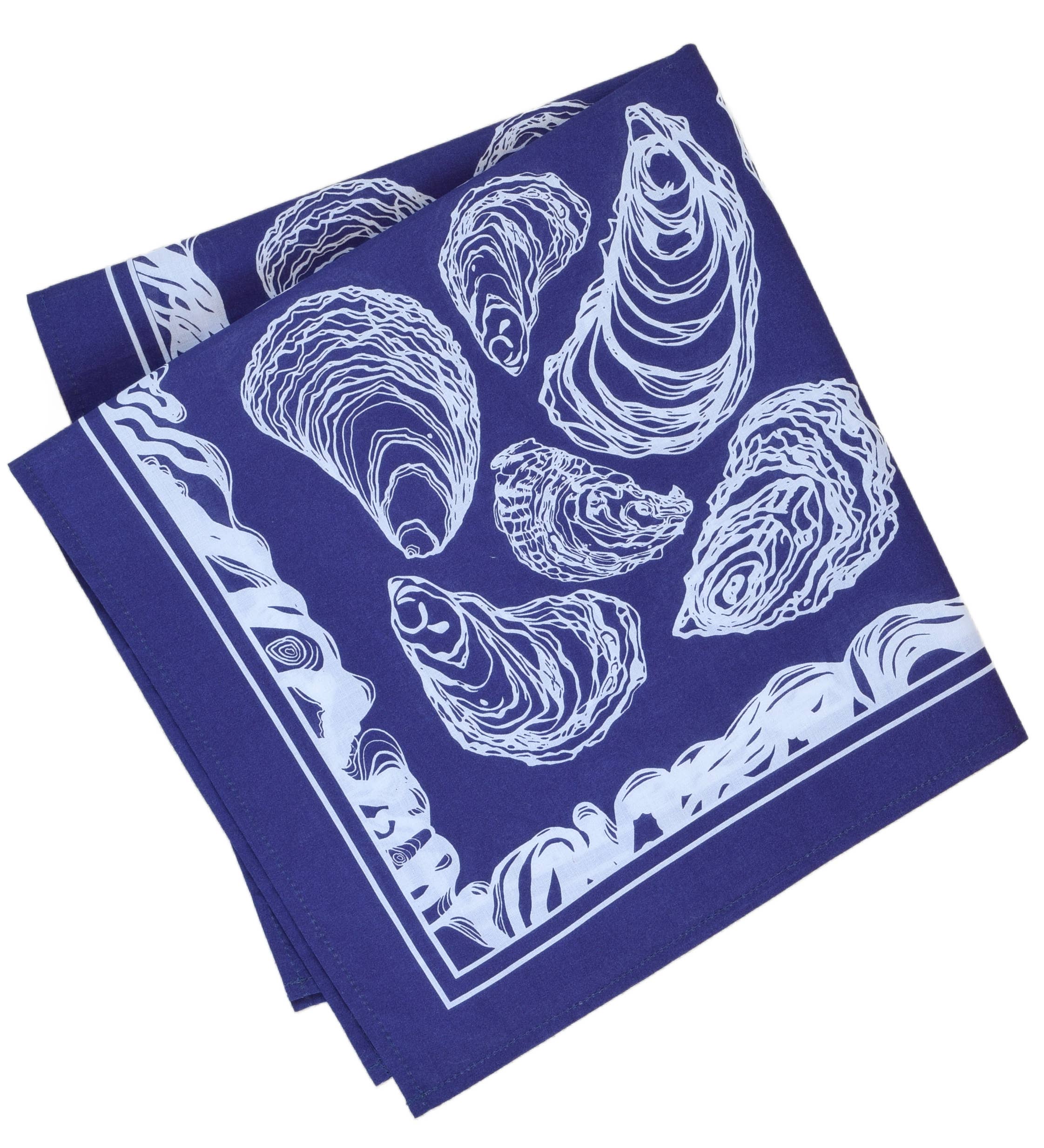 Royal Blue Oyster Bandana Royal Blue