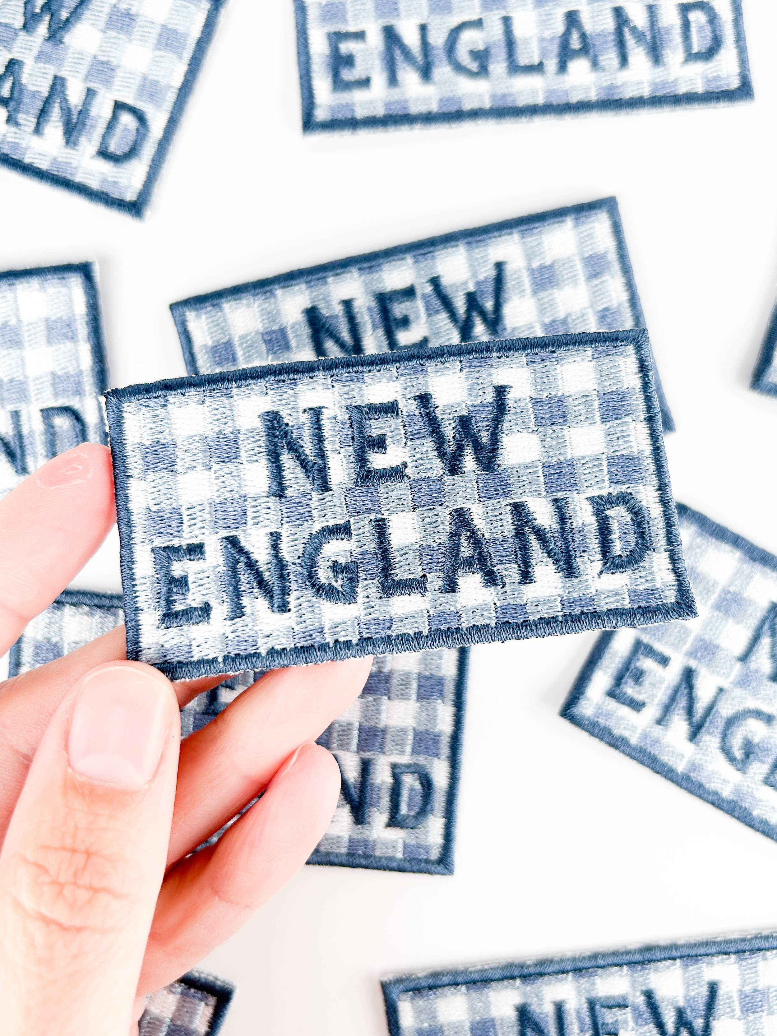 New England Iron-On Patch