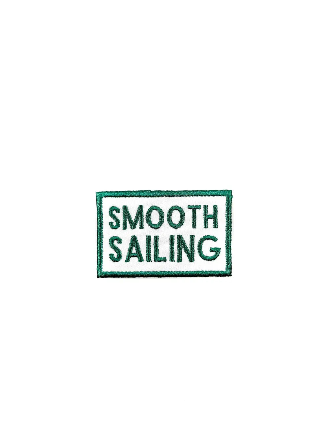 Smooth Sailing (Green) Iron-On Patch