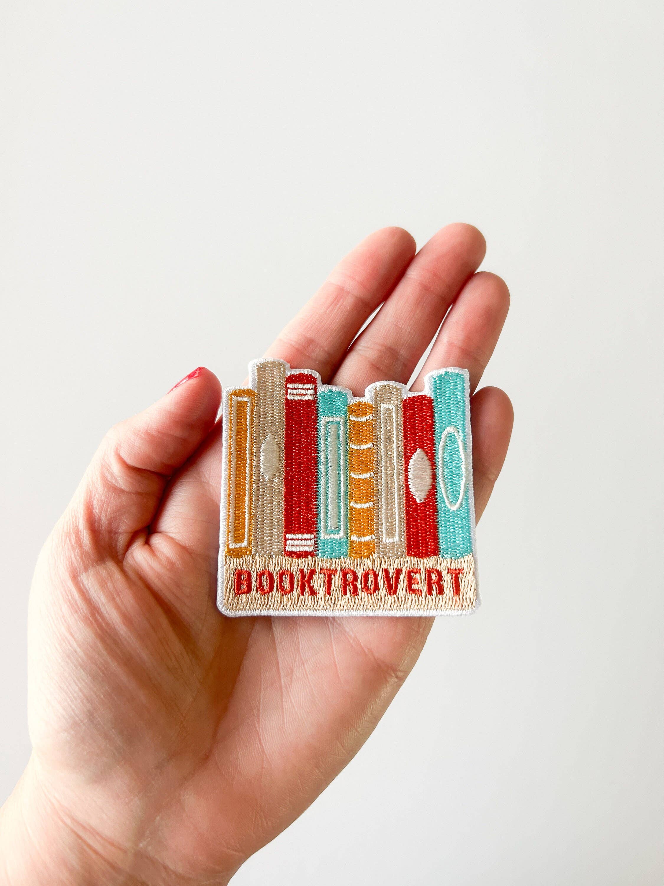 Booktrovert Iron-On Patch