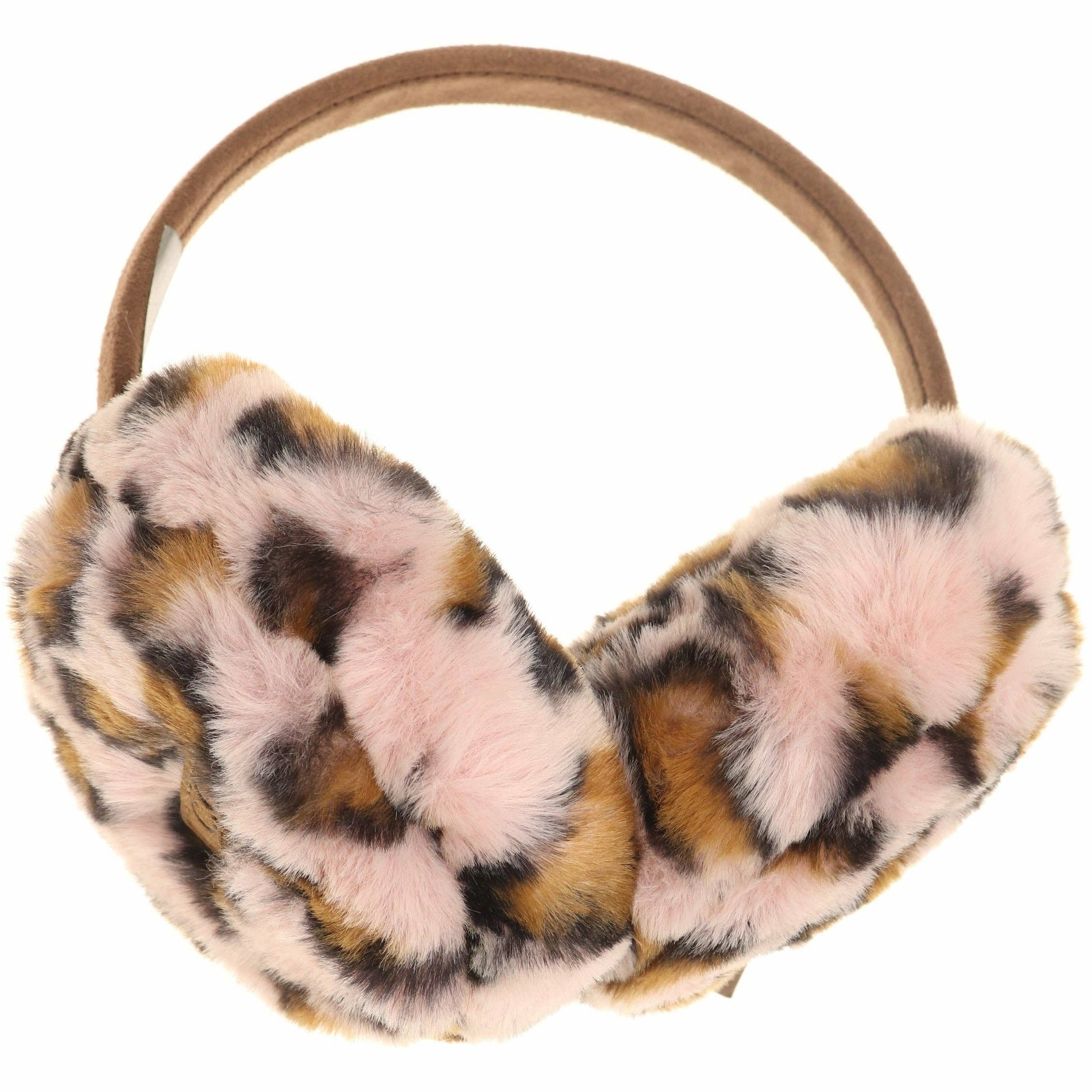 Rose Leopard Print Earmuffs
