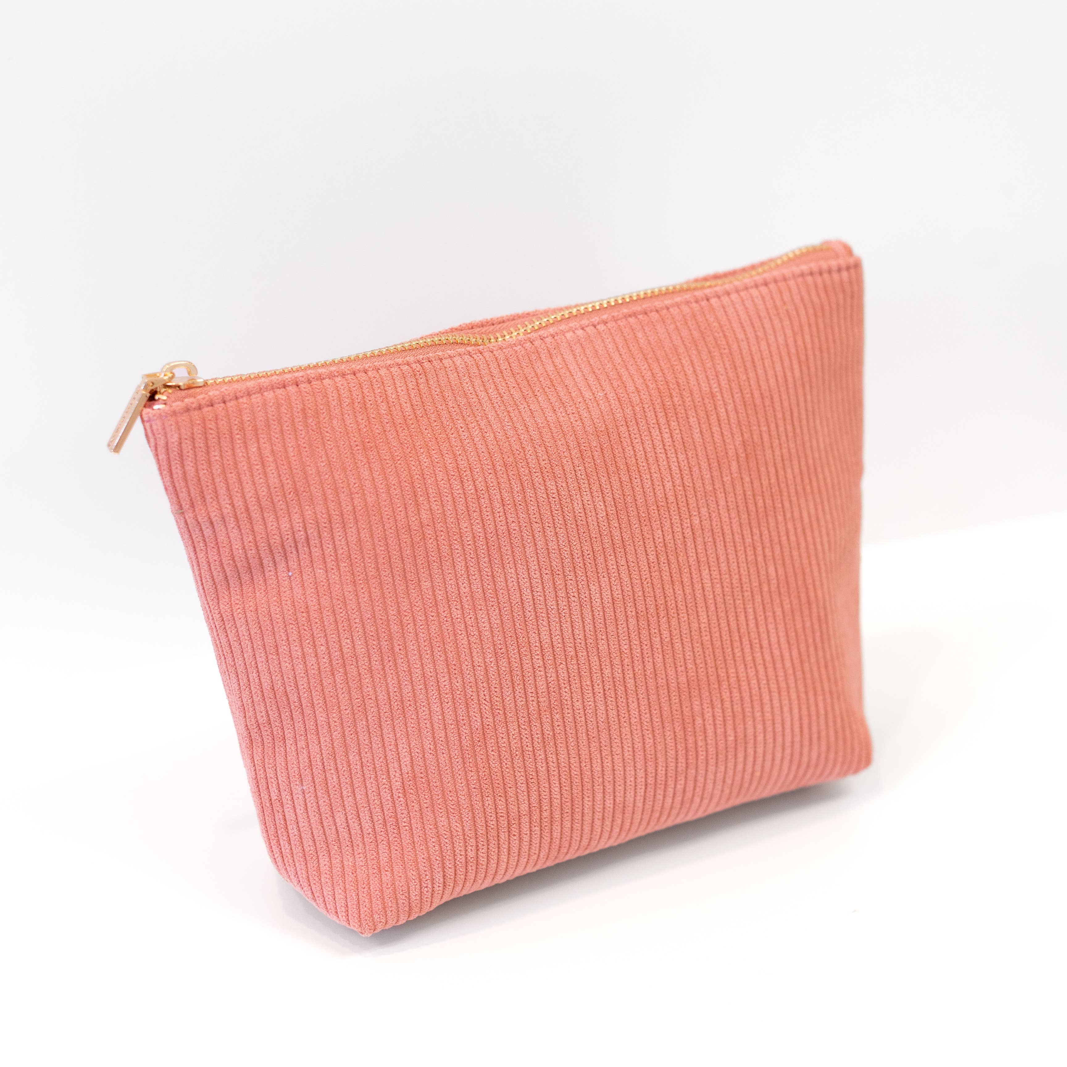 Peony Corduroy Carry-All Pouch