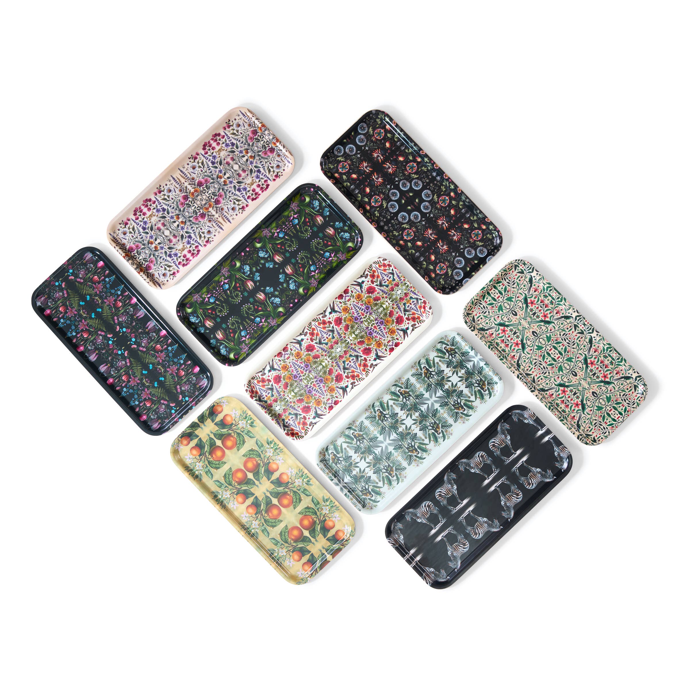 Forget-Me-Nots Rectangle Tray