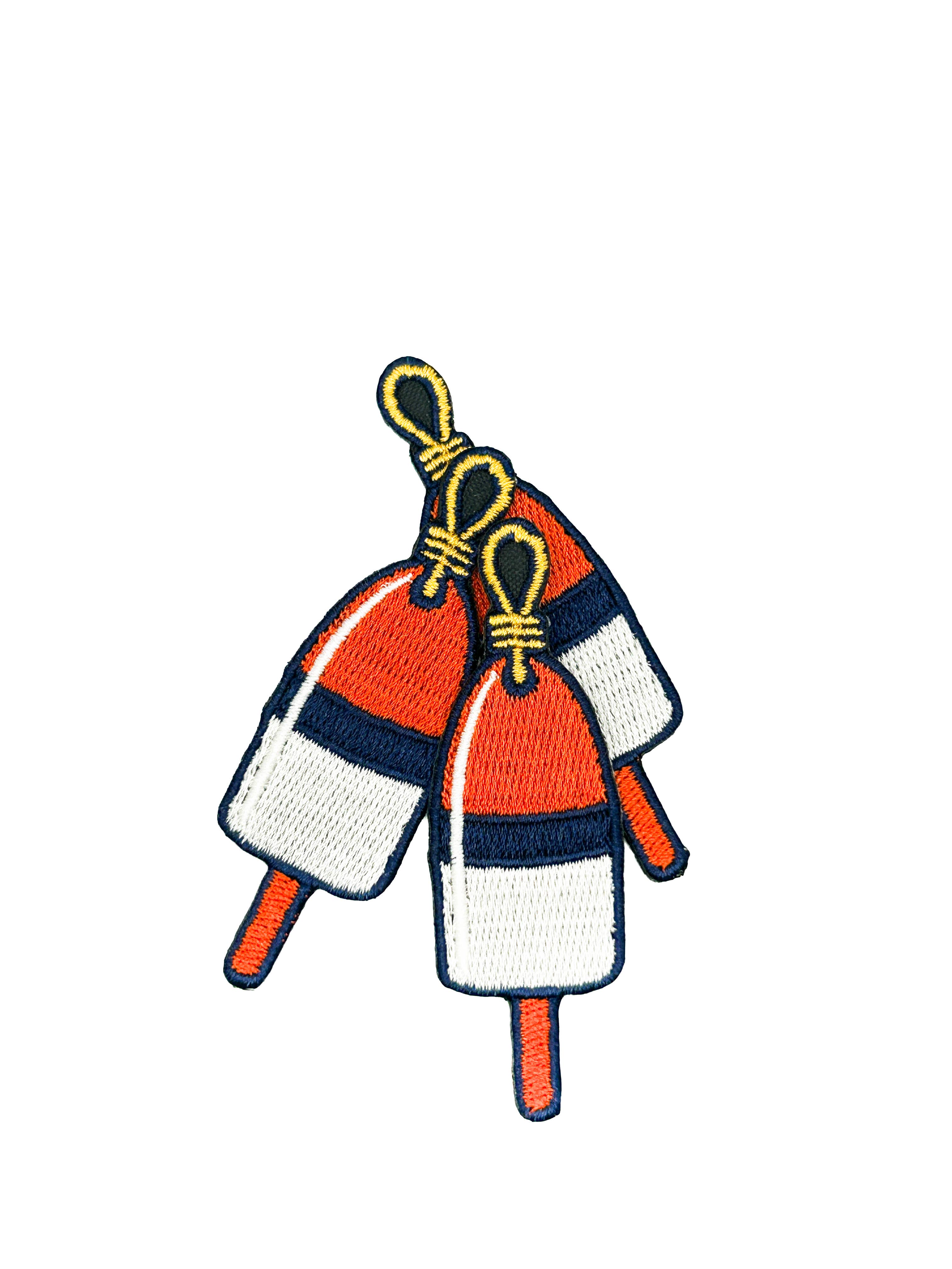 Lobster Buoy Iron-On Patch